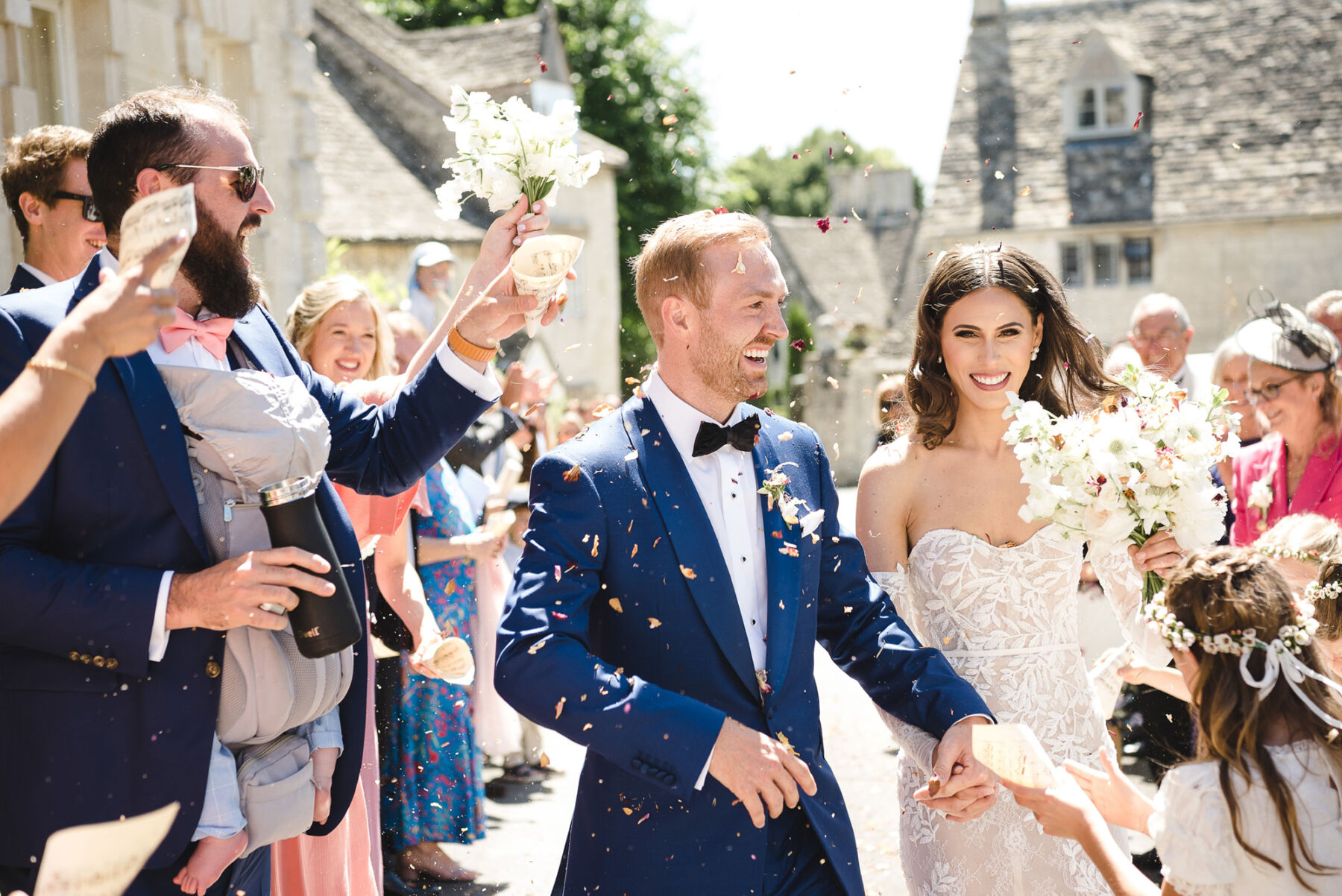 A Lee Petra Grebenau Gown for an Elegant Summer Wedding at Cowley Manor in The Cotswolds 24 Cowley Manor Wedding 106