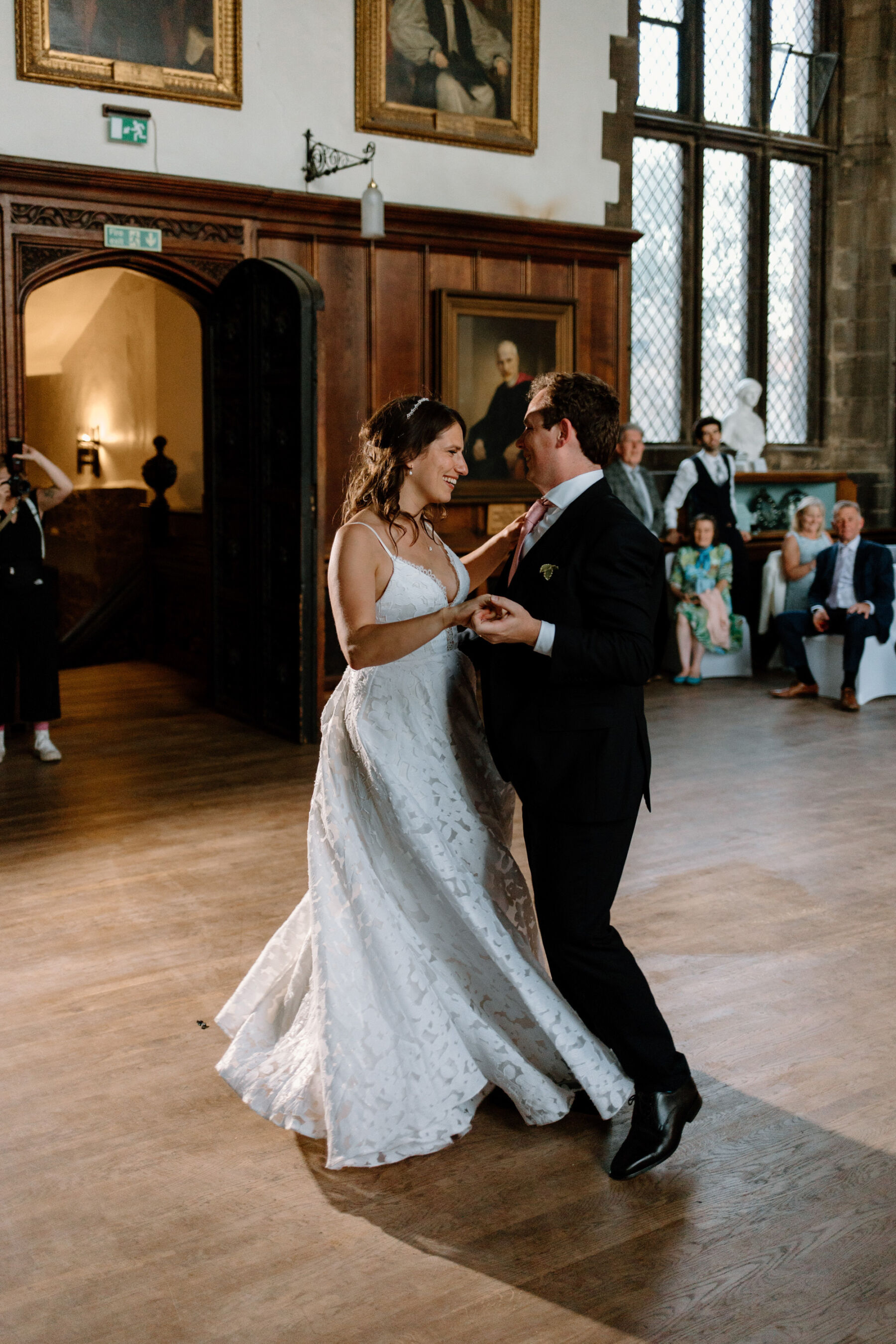 Livia in a Truvelle Bridal Gown for her Durham Castle Wedding With an Outdoor Summer Garden Ceremony 40 Durham Castle wedding 179