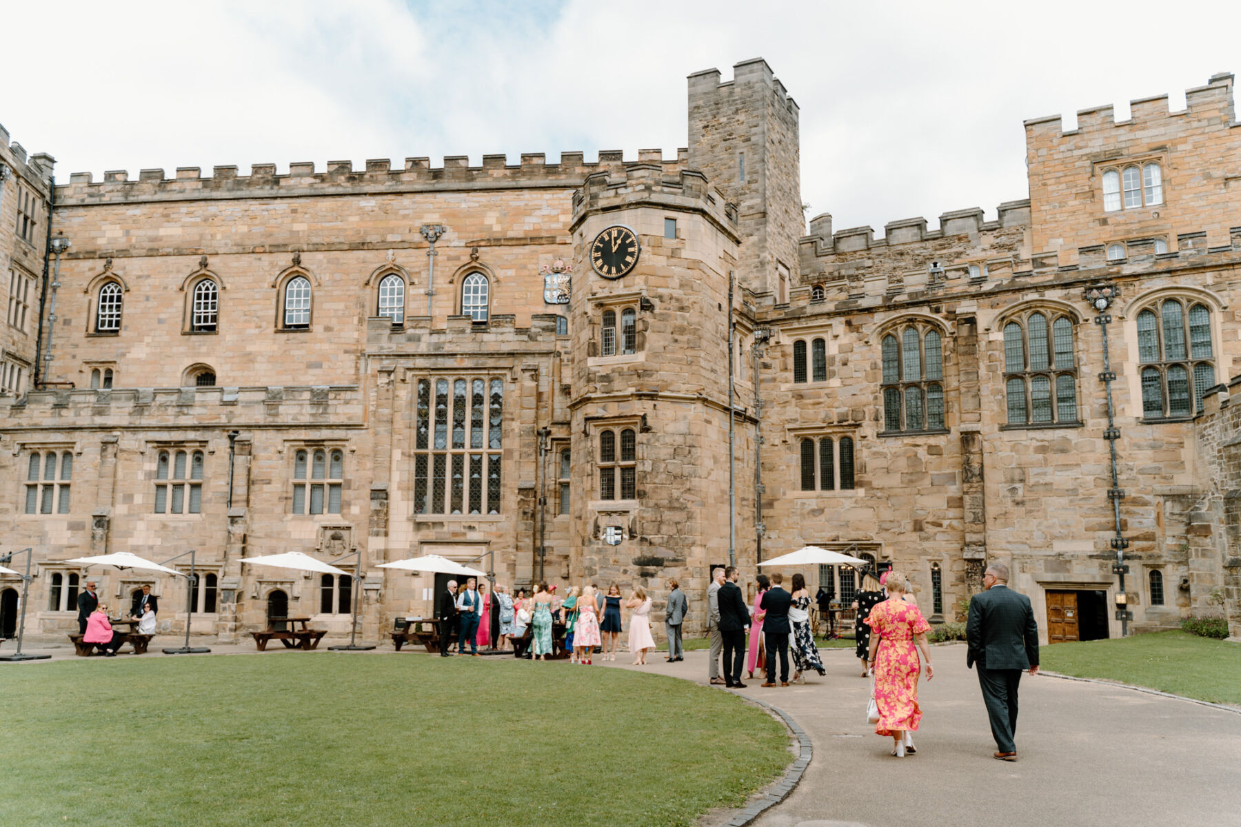 Livia in a Truvelle Bridal Gown for her Durham Castle Wedding With an Outdoor Summer Garden Ceremony 9 Durham Castle wedding 41