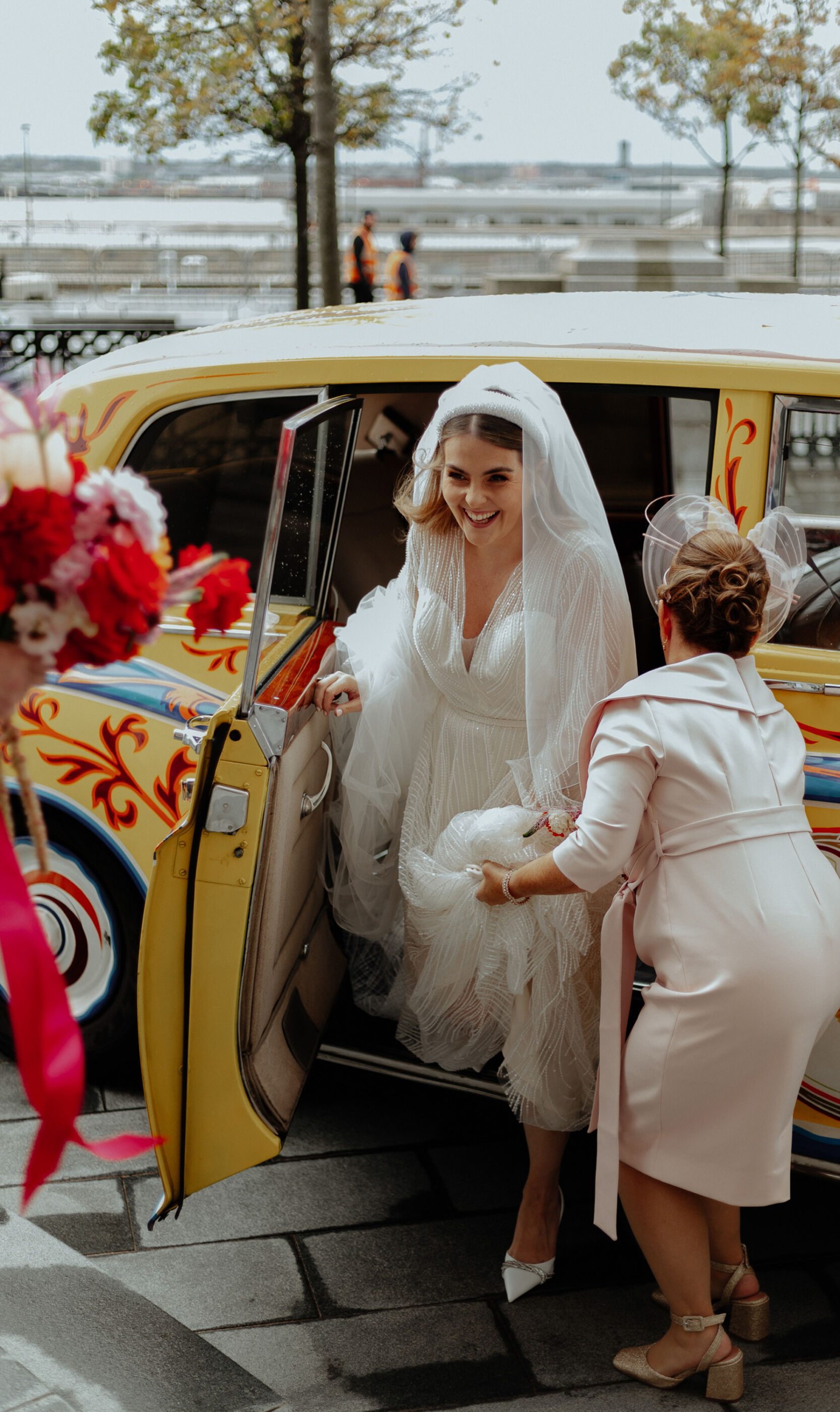 Lizzie in a Catherine Deane Sequin Bridal Gown for her Modern & Colourful Liverpool City Wedding 11 Liverpool City Centre Wedding 37