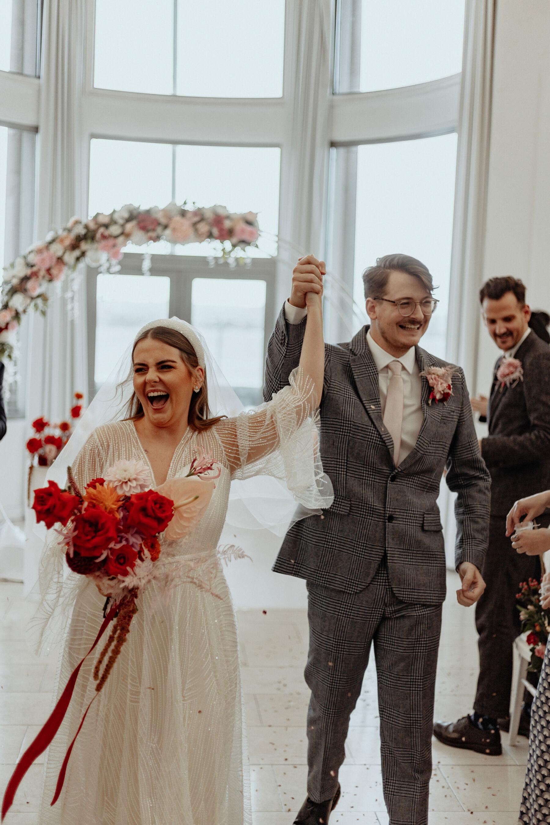 Lizzie in a Catherine Deane Sequin Bridal Gown for her Modern & Colourful Liverpool City Wedding 16 Liverpool City Centre Wedding 72