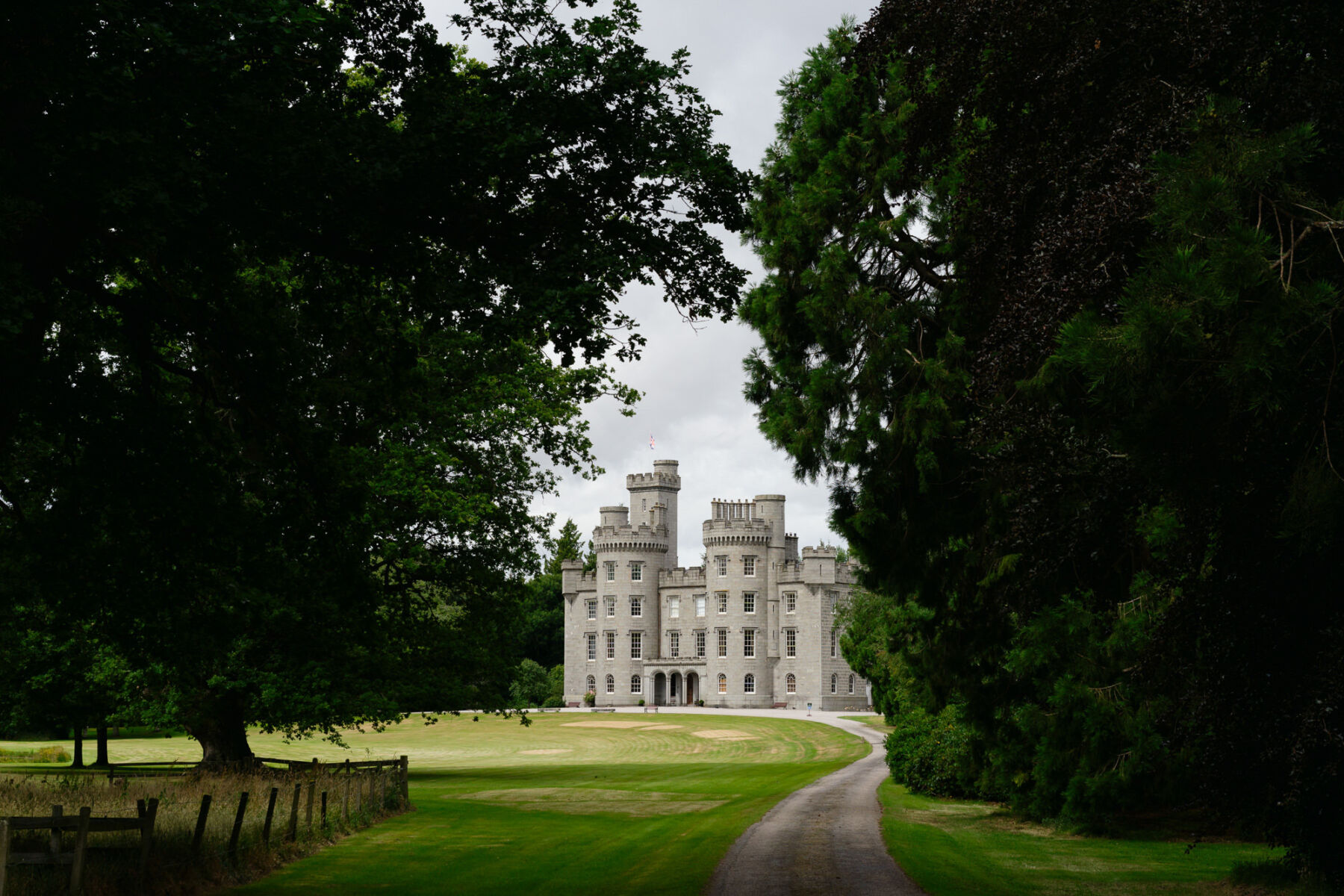 Jade, in Eva Lendel for her Colourful and Elegant Summer Wedding at Cluny Castle in Aberdeenshire 12 1 Cluny Castle Wedding