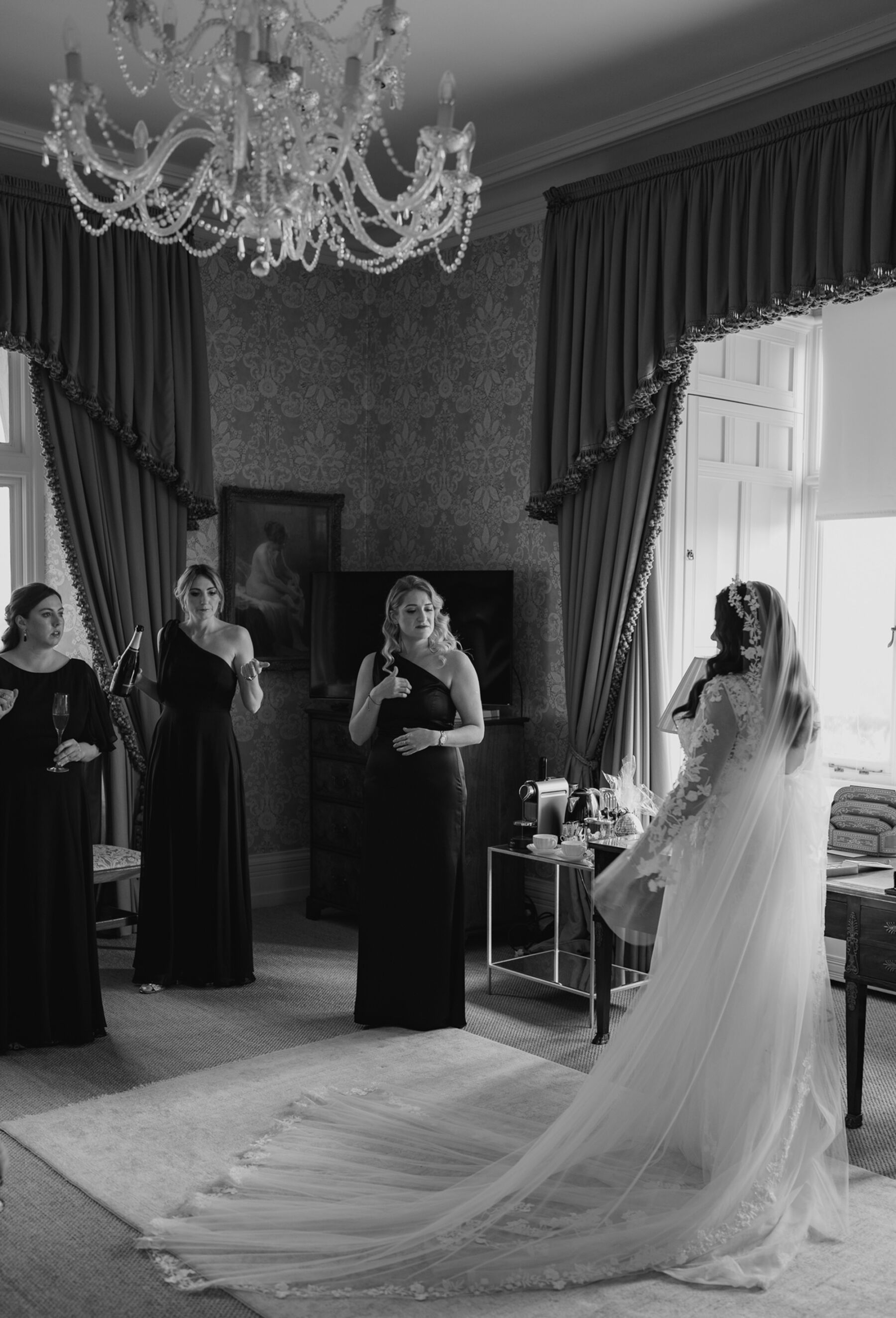 13 Cowdray House wedding Marchesa for Pronovias bridal gown
