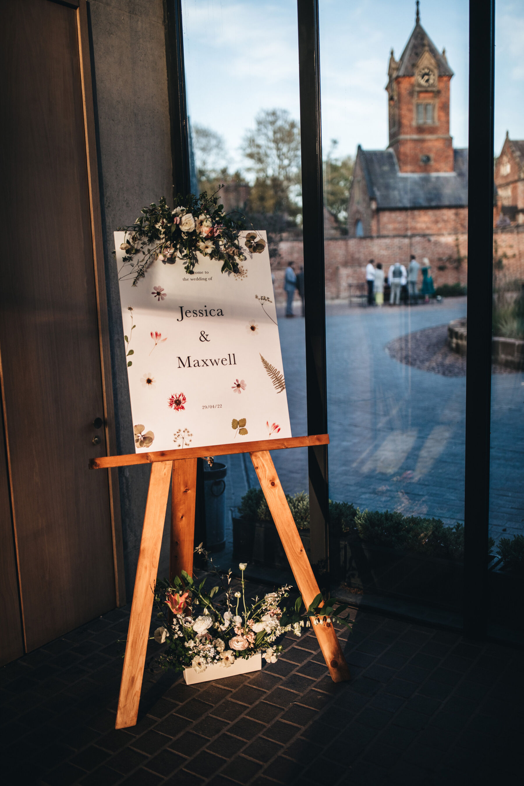 Jess in Rosa Clara, for her Wedding Filled with Seasonal, British Grown Flowers at Dorfold Hall in Cheshire 37 154 Dorfold Hall Wedding Rosa Clara bridal gown