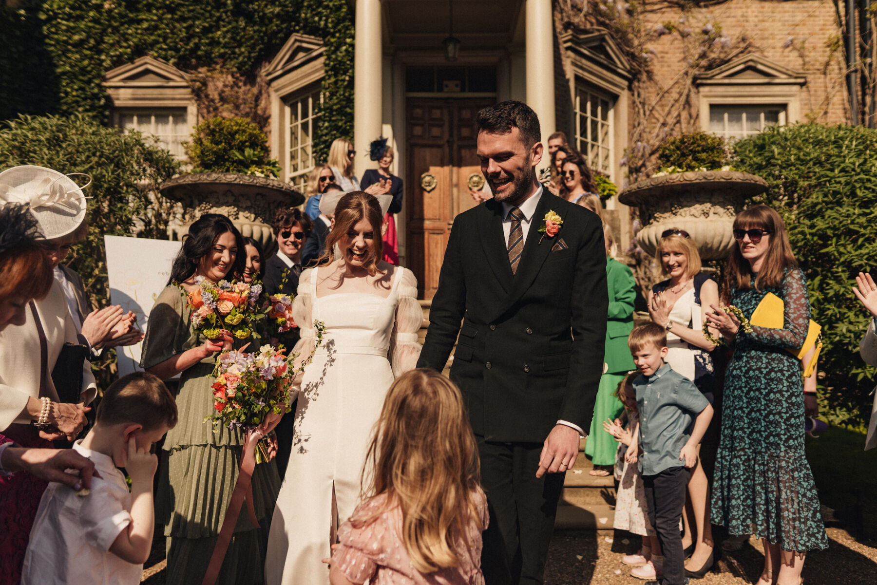Floral Maximalism and a Contemporary Clover London Bridal Gown for Rebekah and Adam's Hampton Court House Wedding 32 157 Hampton Court House Wedding