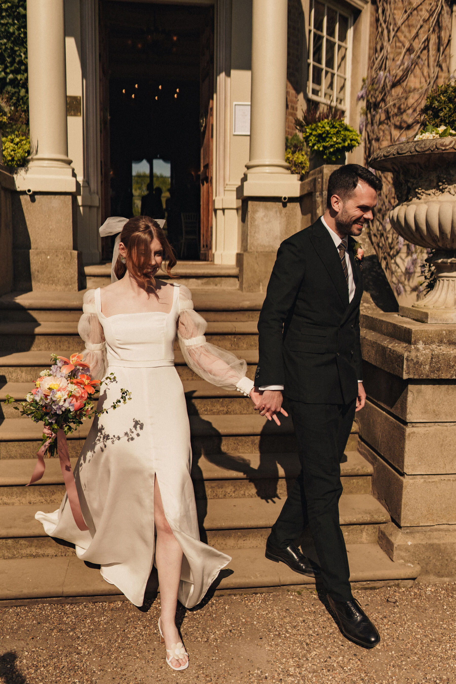 Floral Maximalism and a Contemporary Clover London Bridal Gown for Rebekah and Adam's Hampton Court House Wedding 36 162 Hampton Court House Wedding