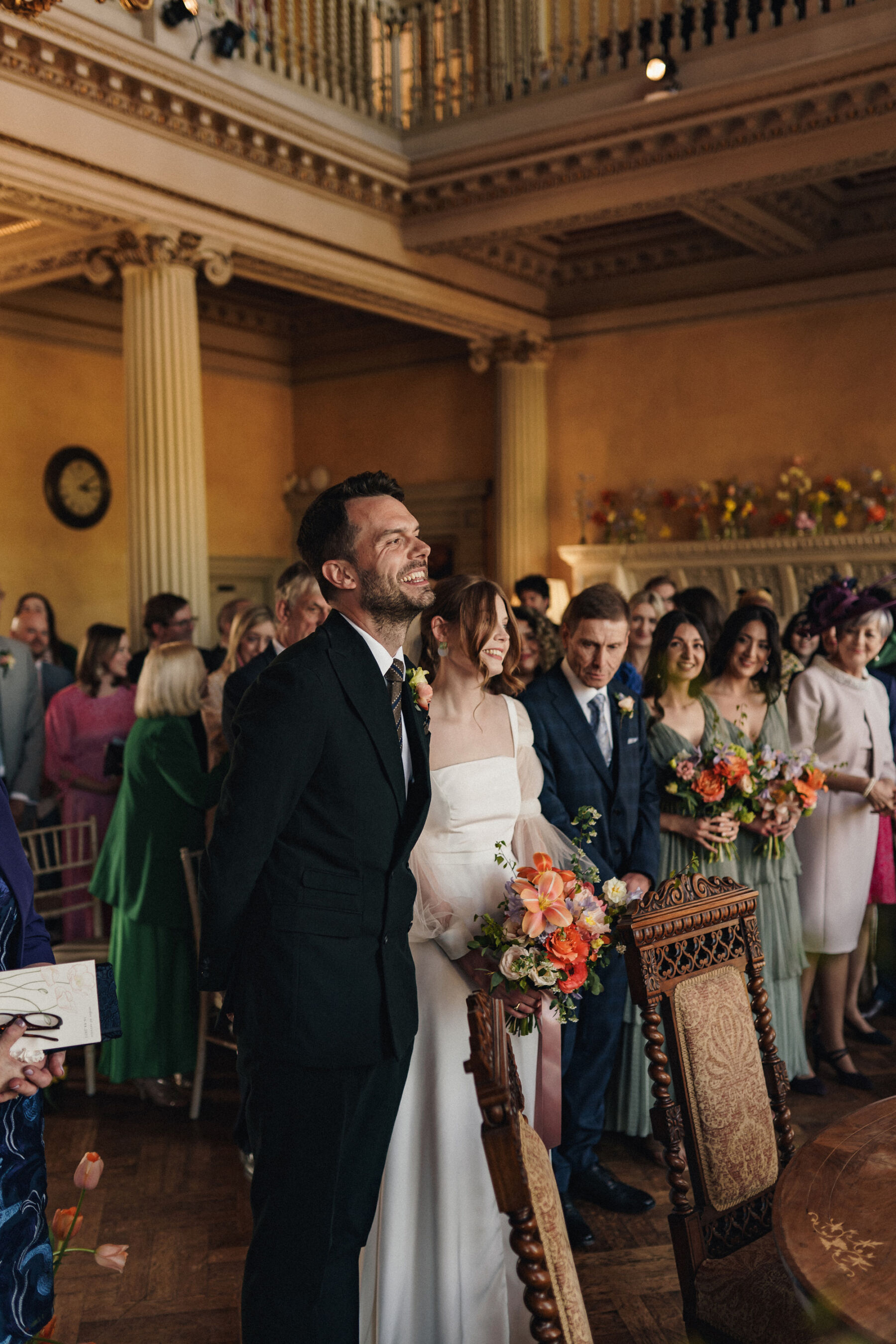 Floral Maximalism and a Contemporary Clover London Bridal Gown for Rebekah and Adam's Hampton Court House Wedding 21 184 Hampton Court House Wedding
