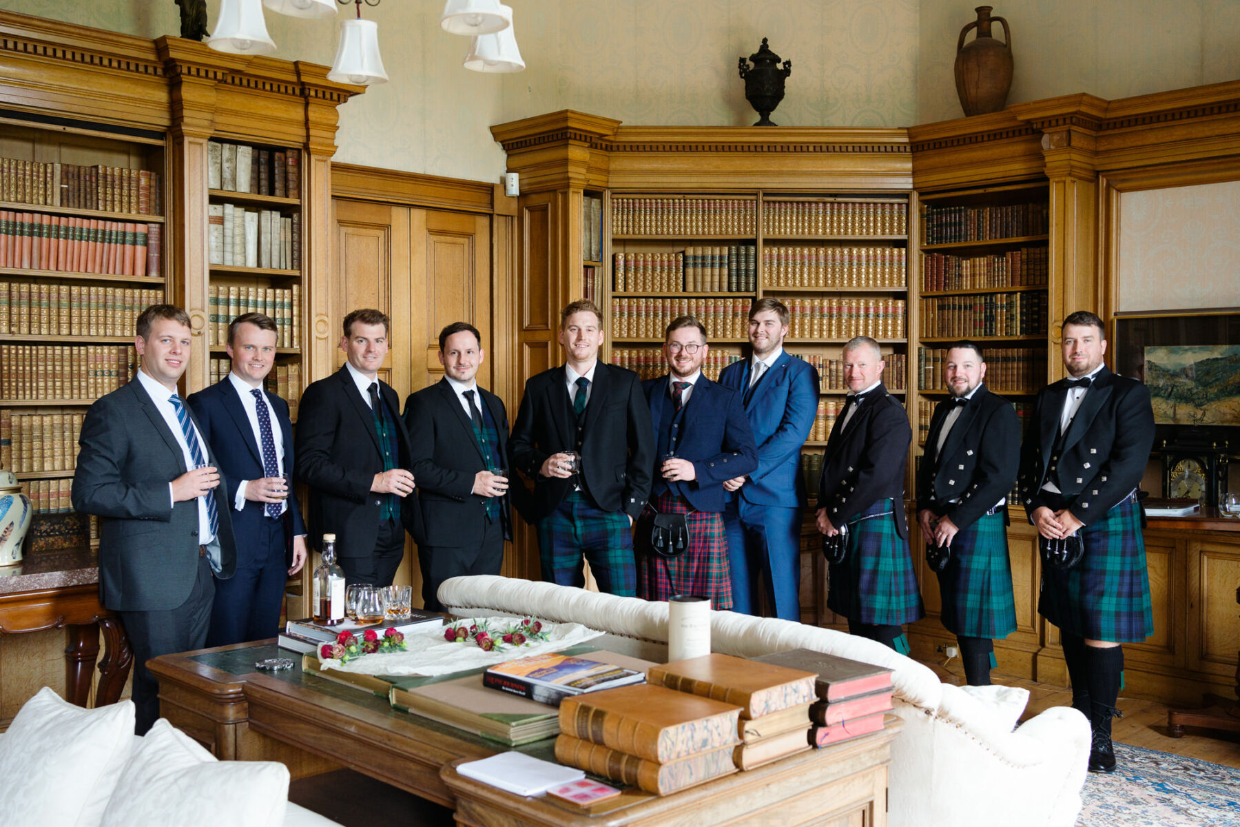 Jade, in Eva Lendel for her Colourful and Elegant Summer Wedding at Cluny Castle in Aberdeenshire 19 19 Cluny Castle Wedding