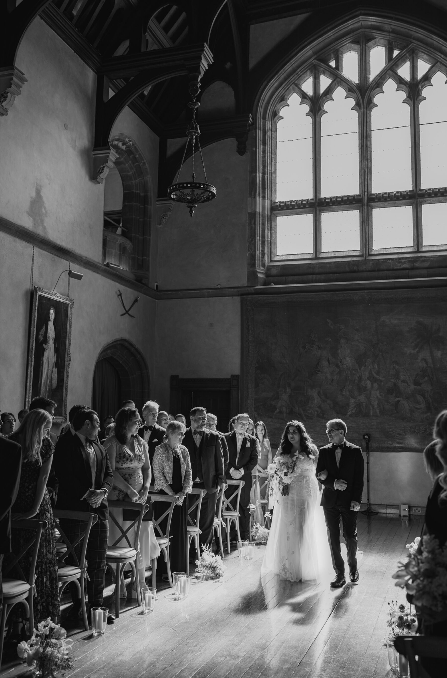 The Bride wore Marchesa for Pronovias for her Classy Black Tie Wedding at Cowdray House with Arabic Cultural Influences 23 22 Cowdray House wedding Marchesa for Pronovias bridal gown