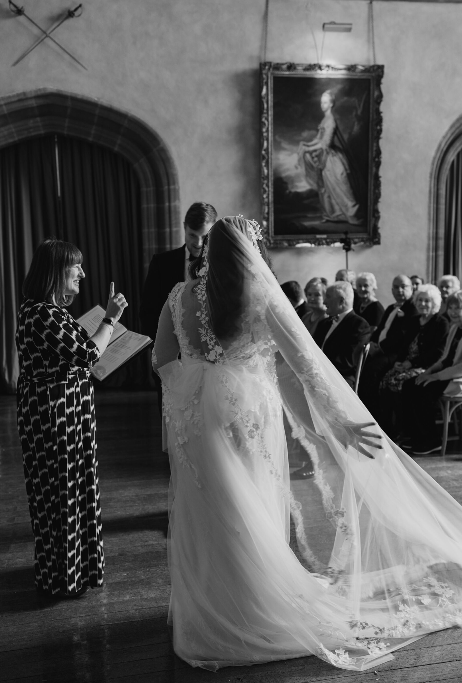 23 Cowdray House wedding Marchesa for Pronovias bridal gown