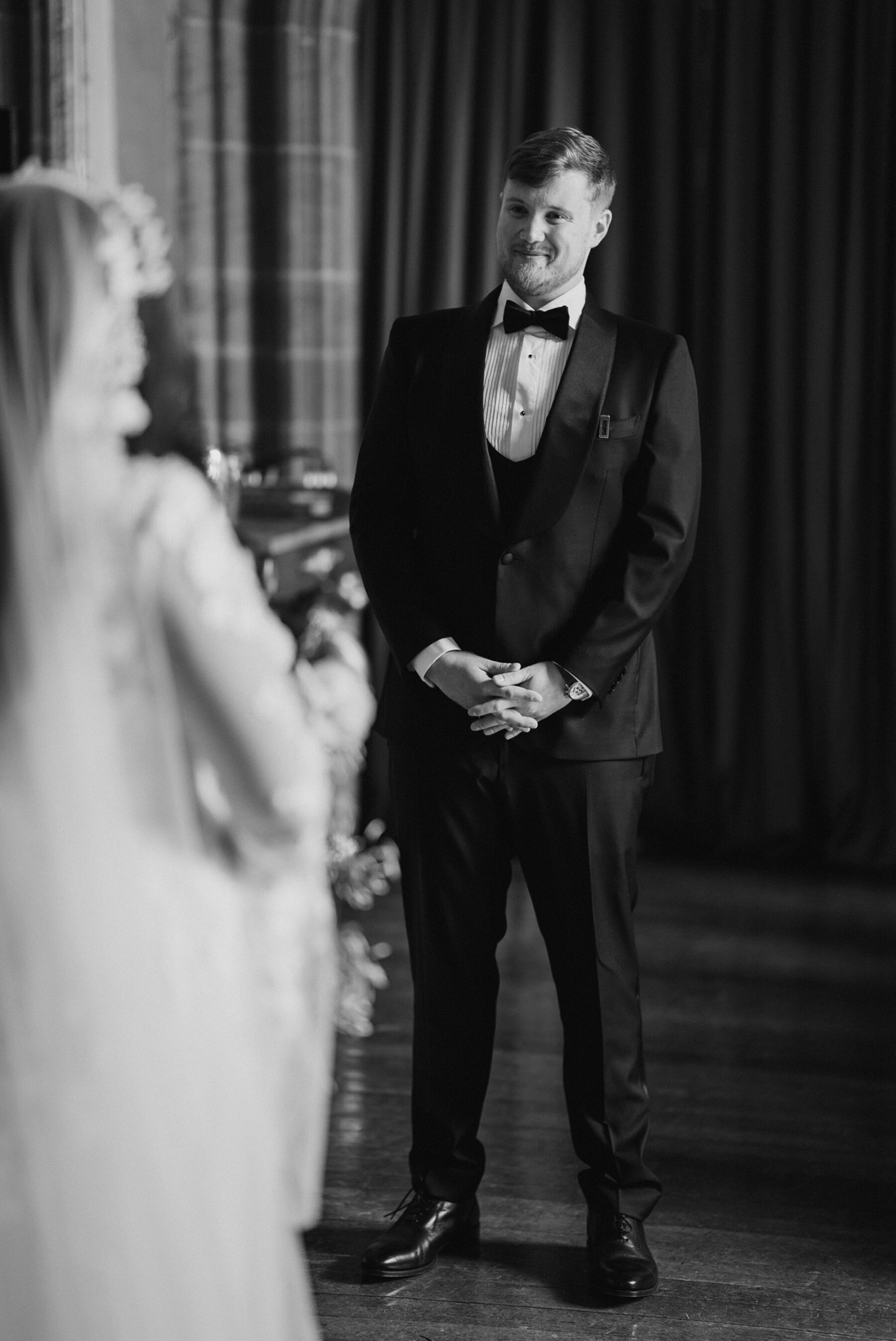 The Bride wore Marchesa for Pronovias for her Classy Black Tie Wedding at Cowdray House with Arabic Cultural Influences 25 24 Cowdray House wedding Marchesa for Pronovias bridal gown