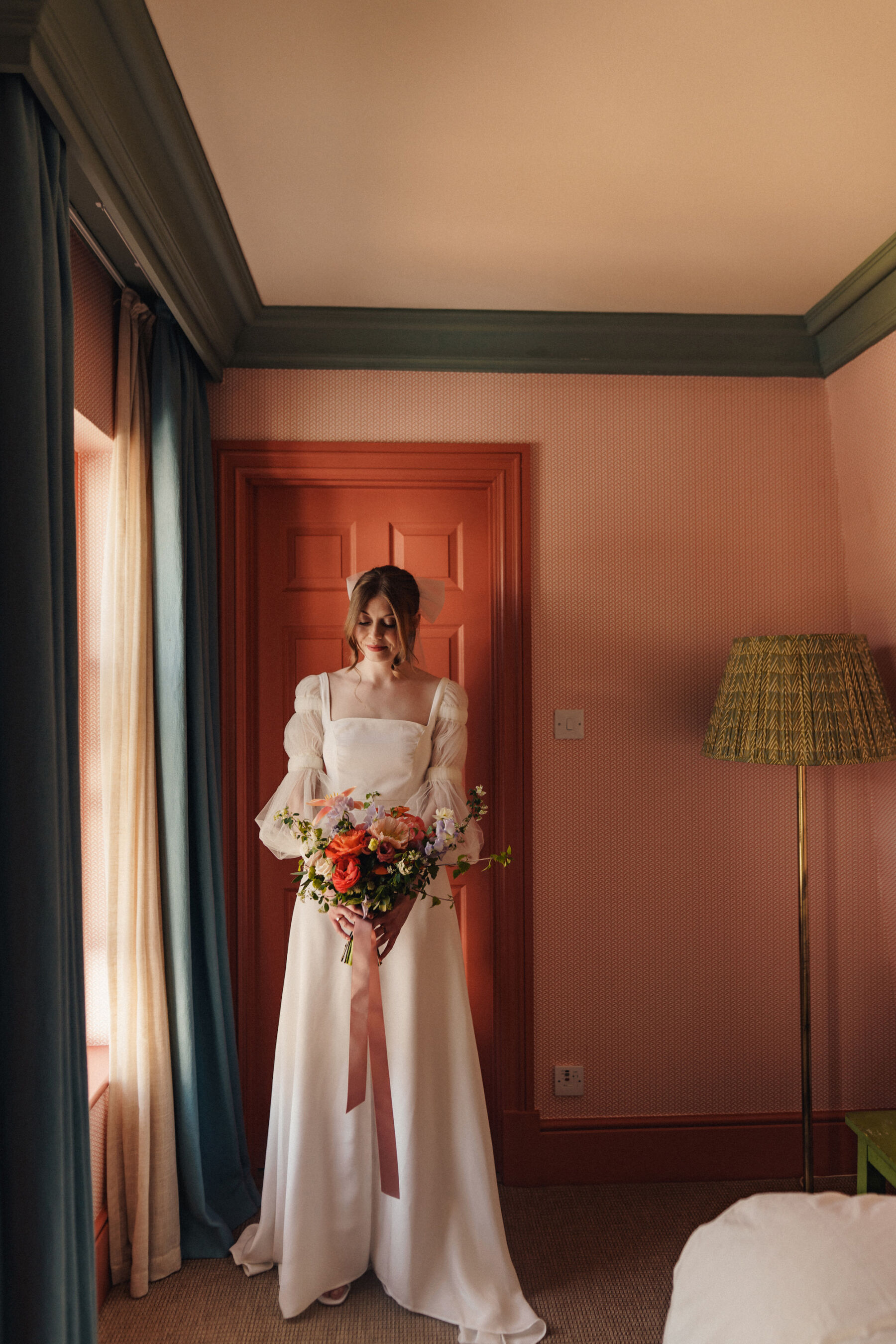 Floral Maximalism and a Contemporary Clover London Bridal Gown for Rebekah and Adam's Hampton Court House Wedding 9 3 Hampton Court House Wedding