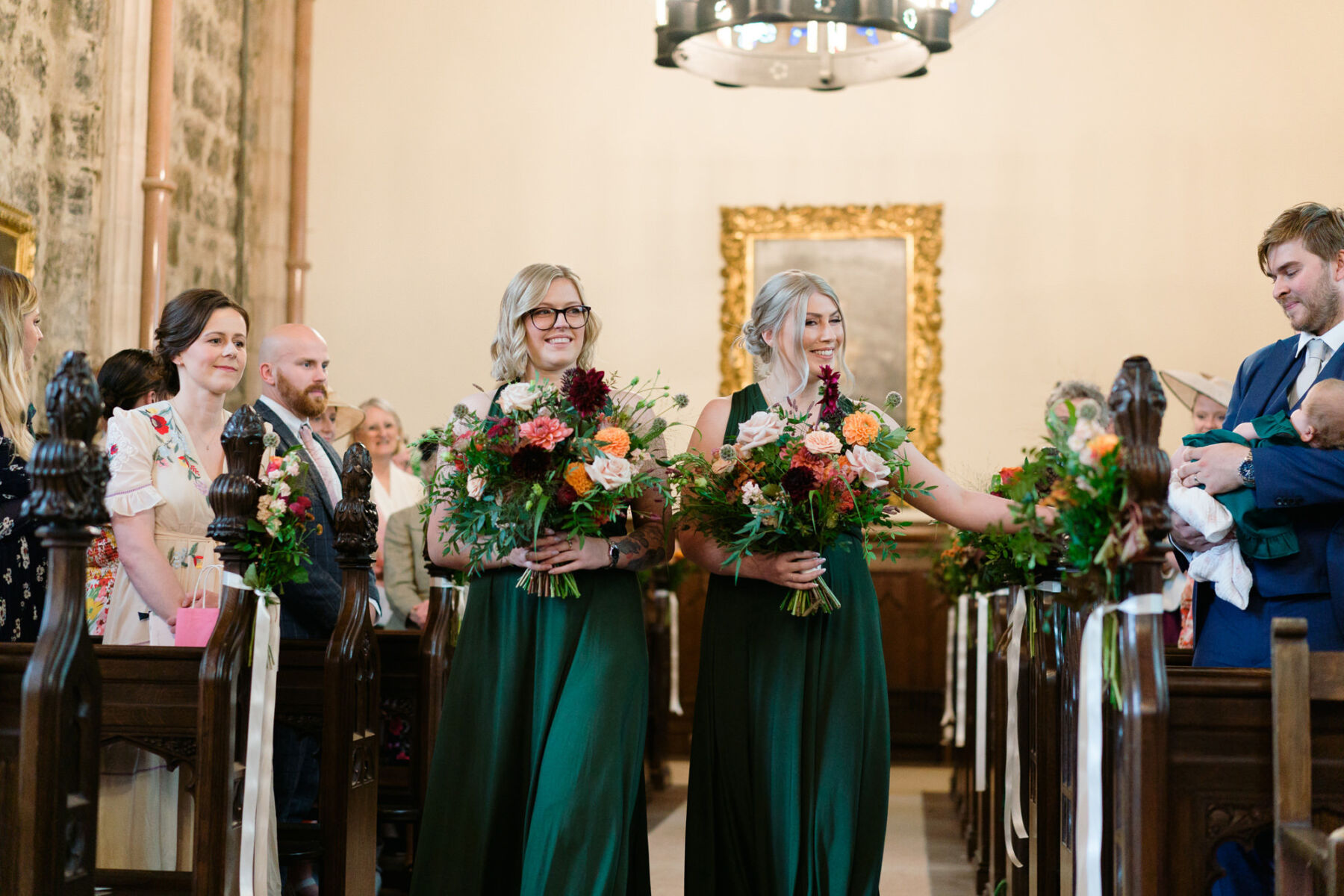 Jade, in Eva Lendel for her Colourful and Elegant Summer Wedding at Cluny Castle in Aberdeenshire 18 45 Cluny Castle Wedding