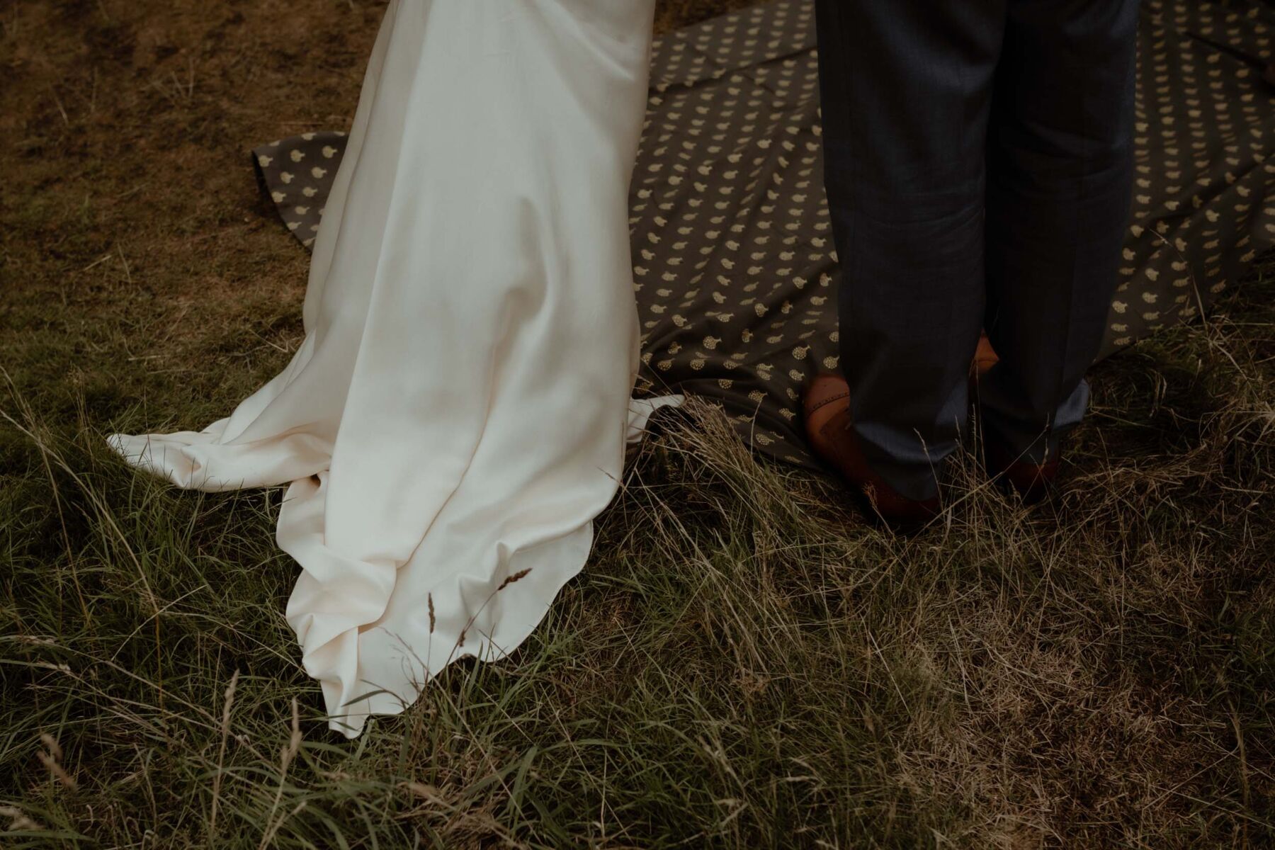 A Shona Joy Dress for a Romantic and Atmospheric 1930's Inspired Elopement in Edinburgh 19 51 Blackford Hill Edinburgh Elopement Shona Joy Dress