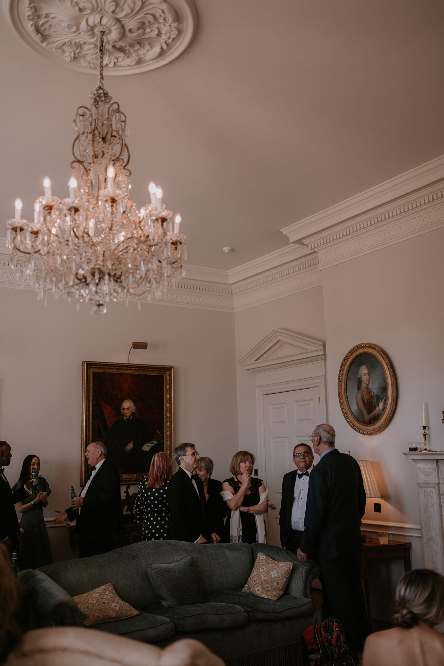 The Bride wore Marchesa for Pronovias for her Classy Black Tie Wedding at Cowdray House with Arabic Cultural Influences 48 51 Cowdray House wedding Marchesa for Pronovias bridal gown