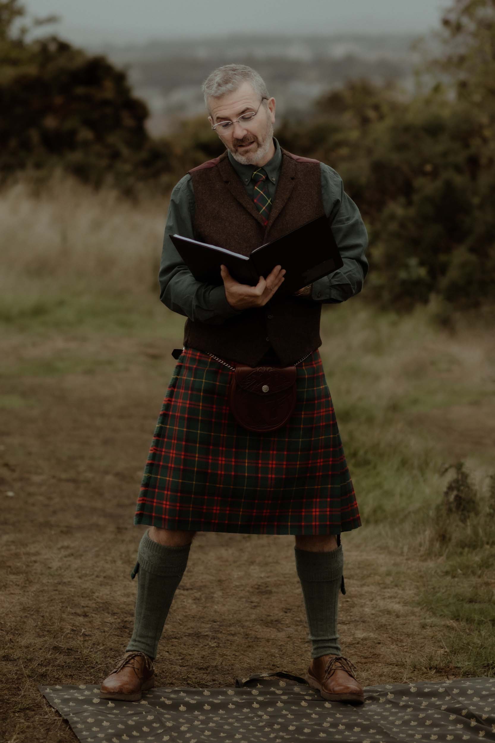A Shona Joy Dress for a Romantic and Atmospheric 1930's Inspired Elopement in Edinburgh 18 52 Blackford Hill Edinburgh Elopement Shona Joy Dress