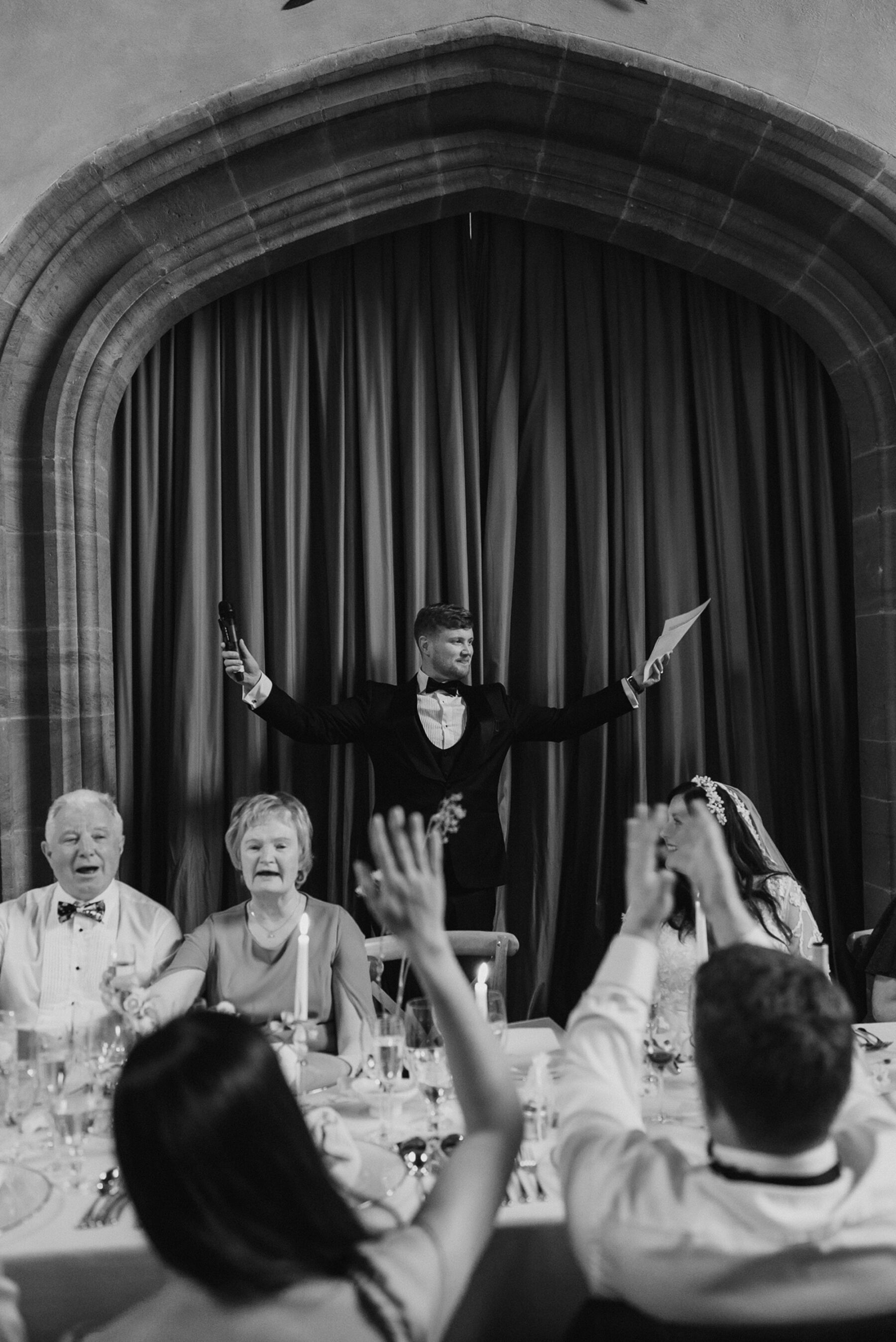 The Bride wore Marchesa for Pronovias for her Classy Black Tie Wedding at Cowdray House with Arabic Cultural Influences 54 67 Cowdray House wedding Marchesa for Pronovias bridal gown