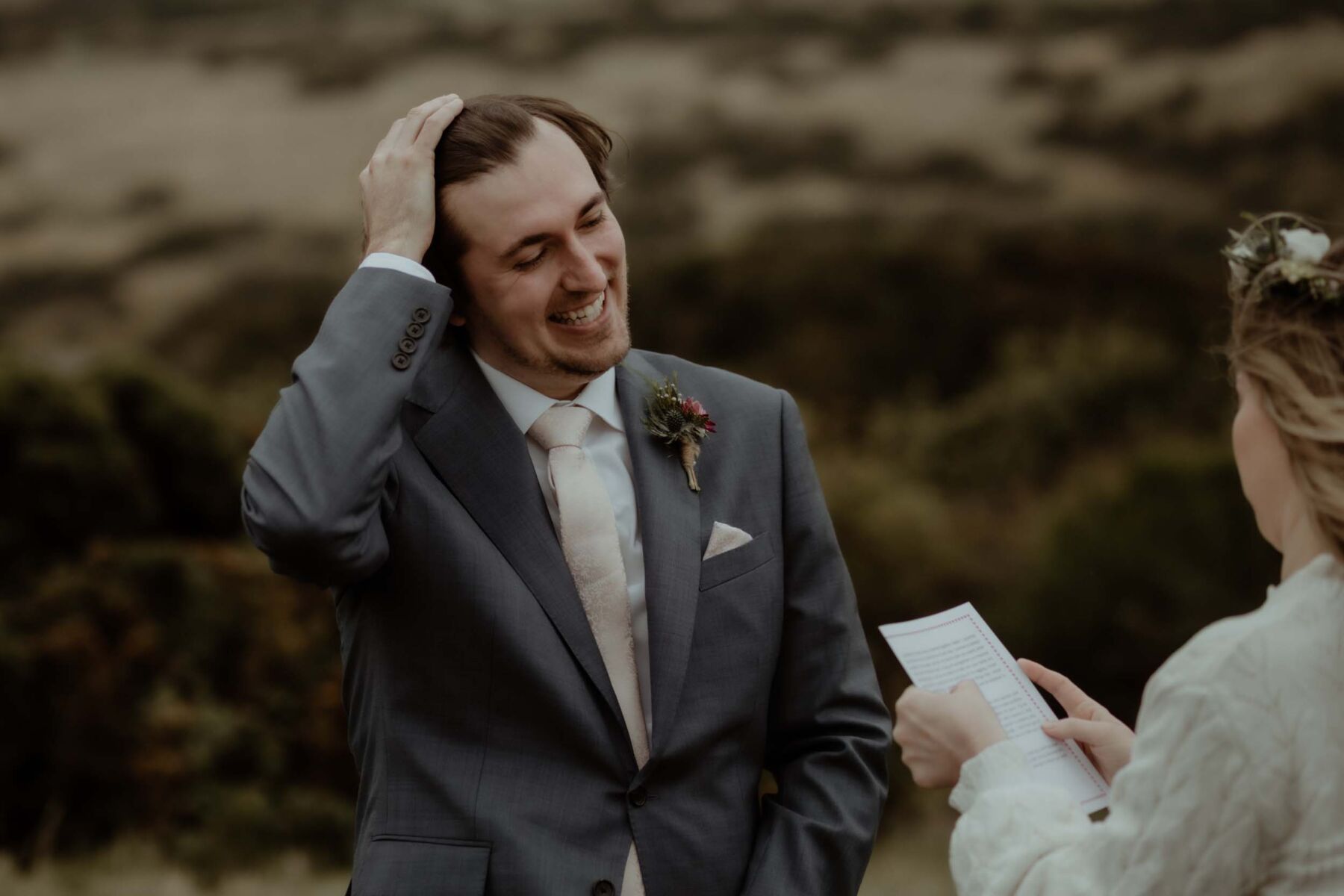 A Shona Joy Dress for a Romantic and Atmospheric 1930's Inspired Elopement in Edinburgh 24 73 Blackford Hill Edinburgh Elopement Shona Joy Dress