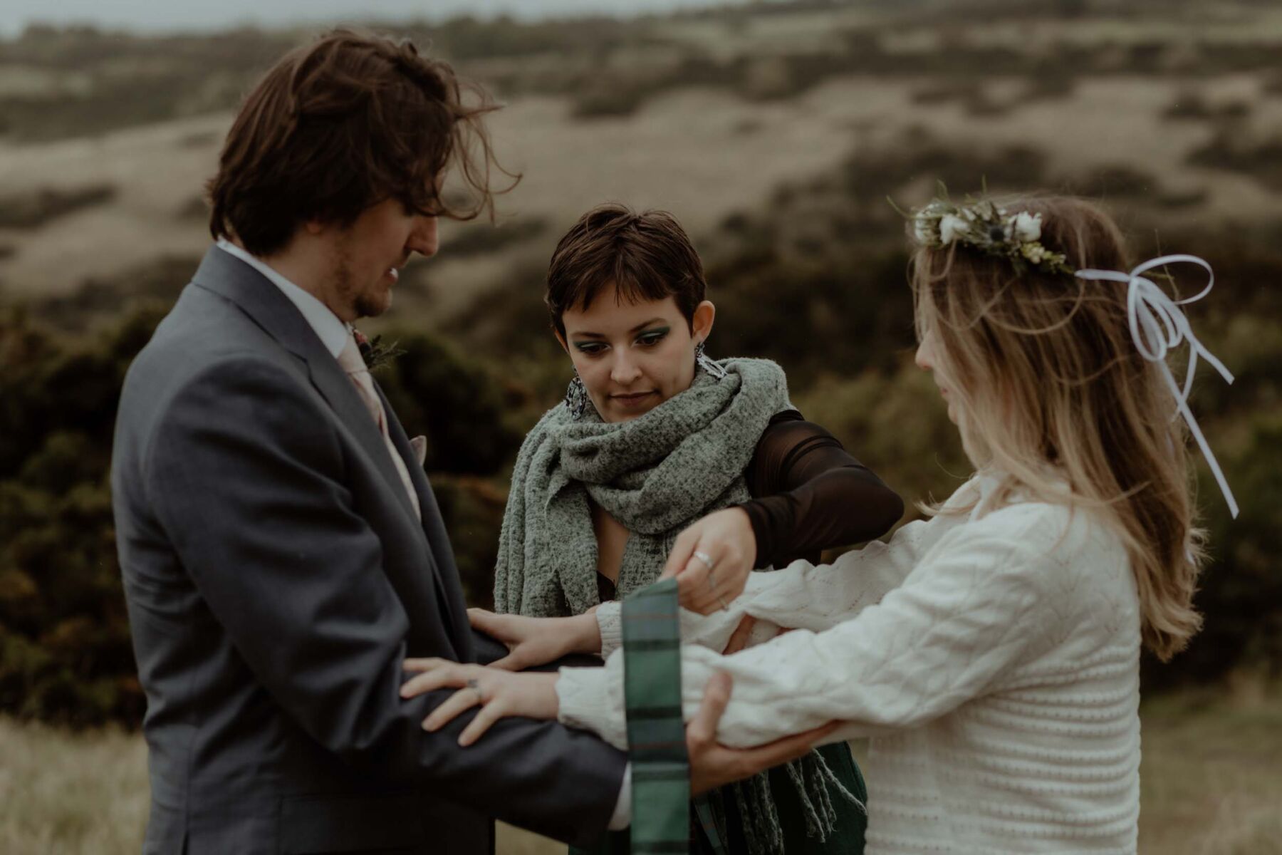 A Shona Joy Dress for a Romantic and Atmospheric 1930's Inspired Elopement in Edinburgh 29 87 Blackford Hill Edinburgh Elopement Shona Joy Dress