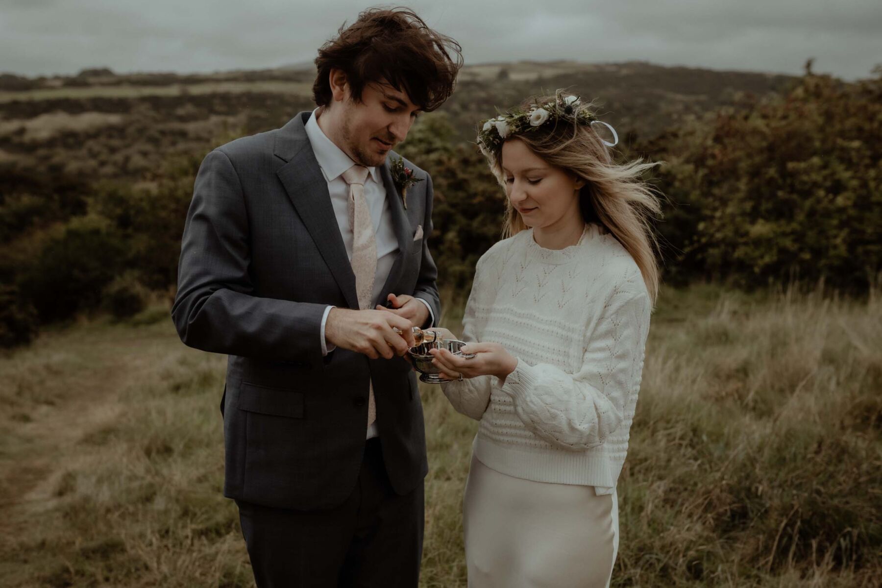 A Shona Joy Dress for a Romantic and Atmospheric 1930's Inspired Elopement in Edinburgh 31 95 Blackford Hill Edinburgh Elopement Shona Joy Dress