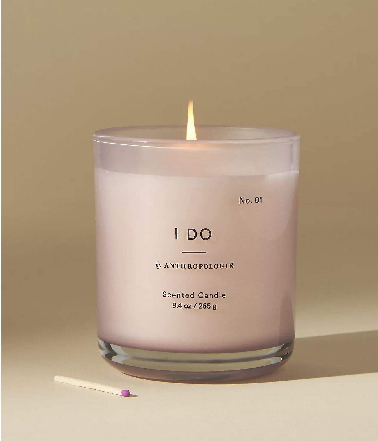 I Do Wedding Candle by Anthropologie - Nostalgia Floral Peony & Musk Glass Candle