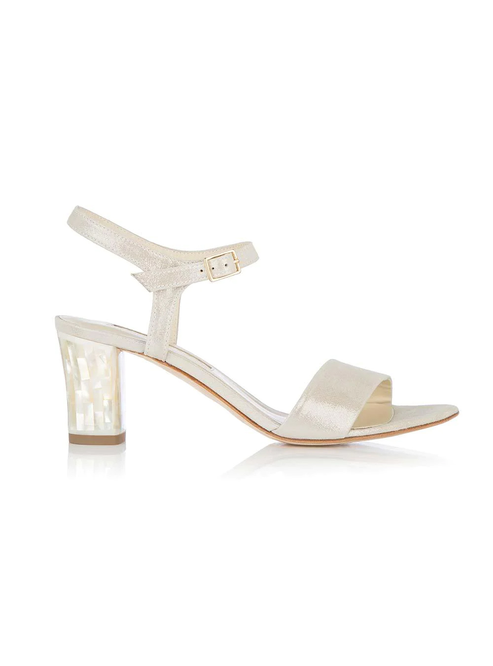 Martina Midi Champagne Pearl Heel