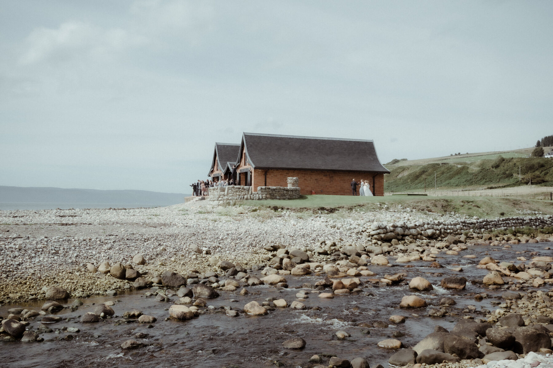 The Boathouse at Dougarie 1 coastal beach location