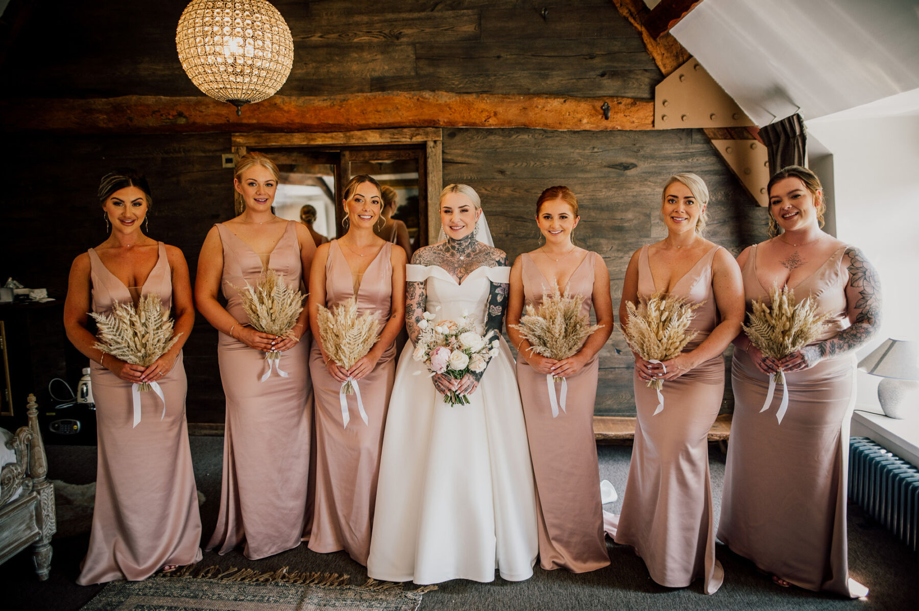 Jimmy Choo Pearl Shoes at The Tythe Barn Rustic Wedding