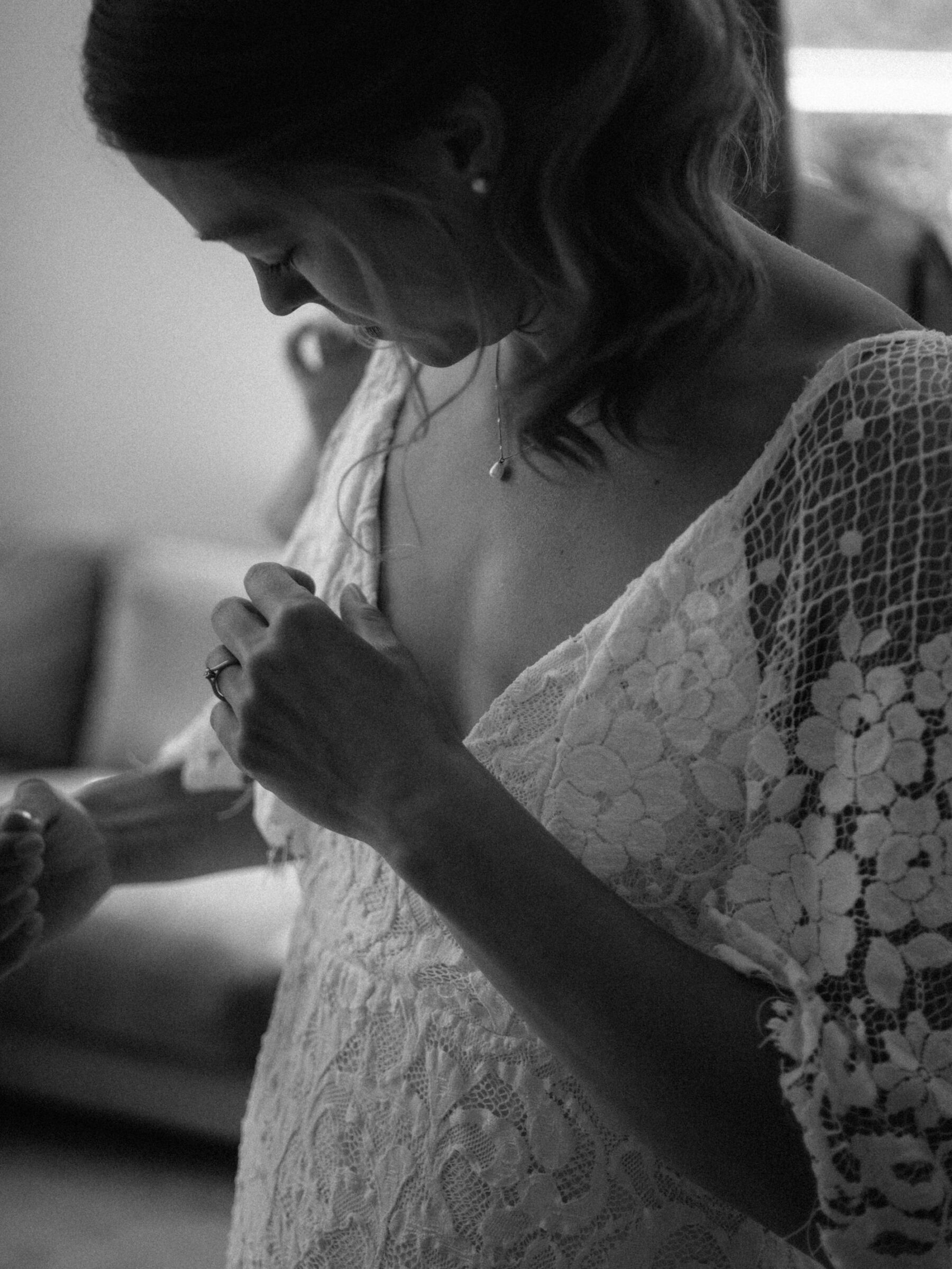 130 Grace Loves Lace bride wedding at home
