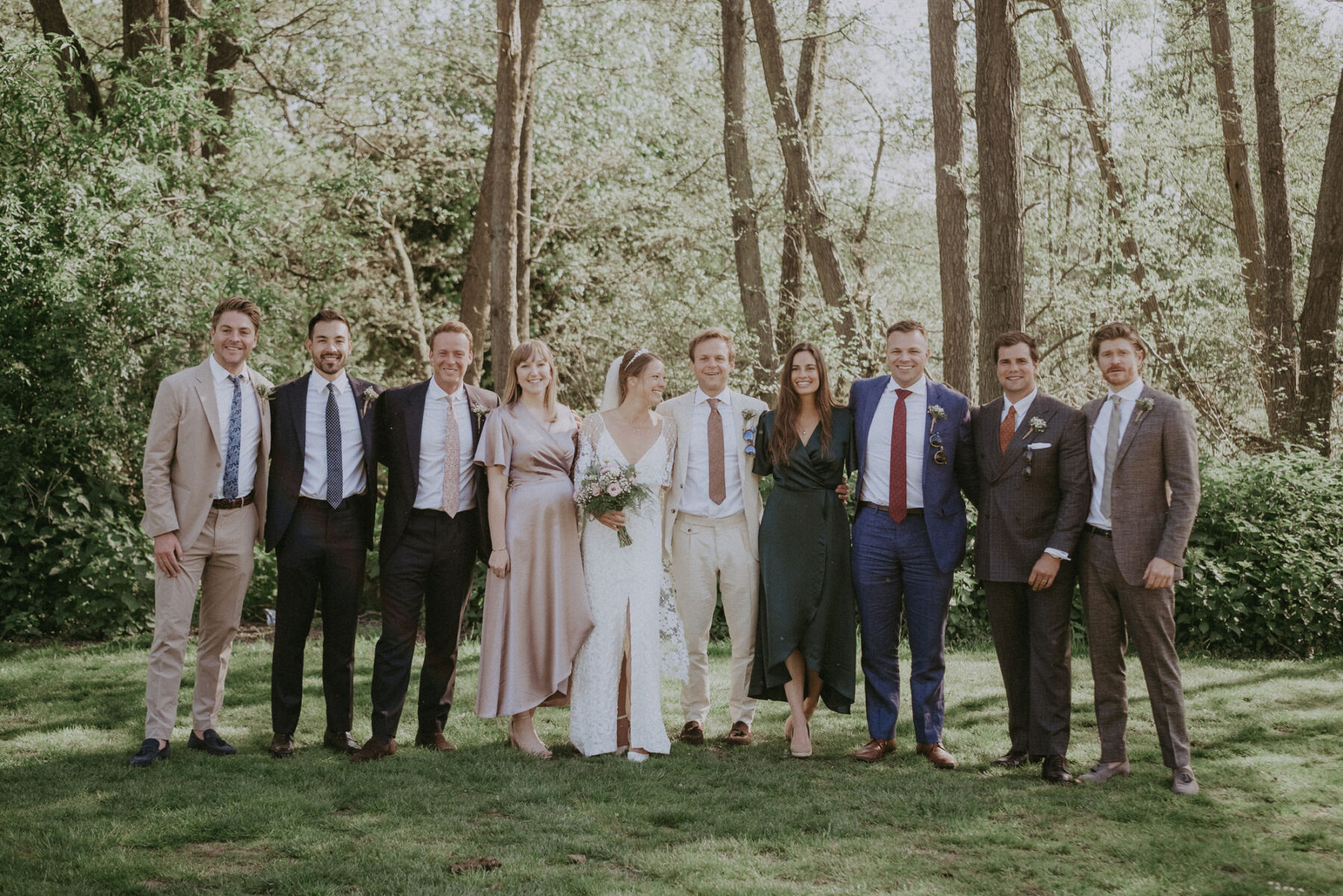 Amanda in Grace Loves Lace for her Relaxed, Nature Inspired Wedding Held in Her Garden at Home 37 59 Grace Loves Lace bride wedding at home