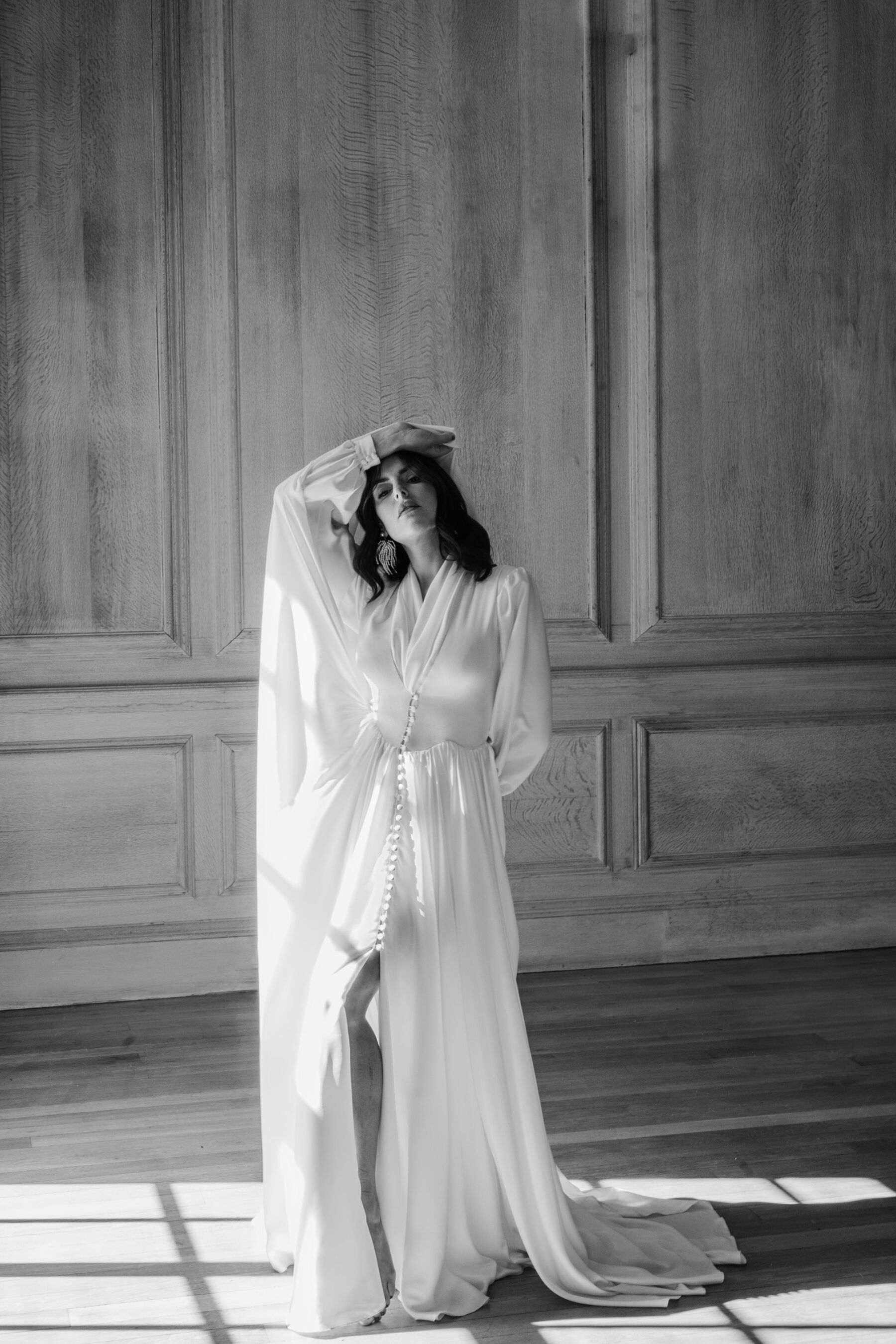 An Edgy-Luxe Wedding Editorial, Featuring Sophisticated Bridal Designs by Nortier and Anna Kara 9 Modern Rose KRP340