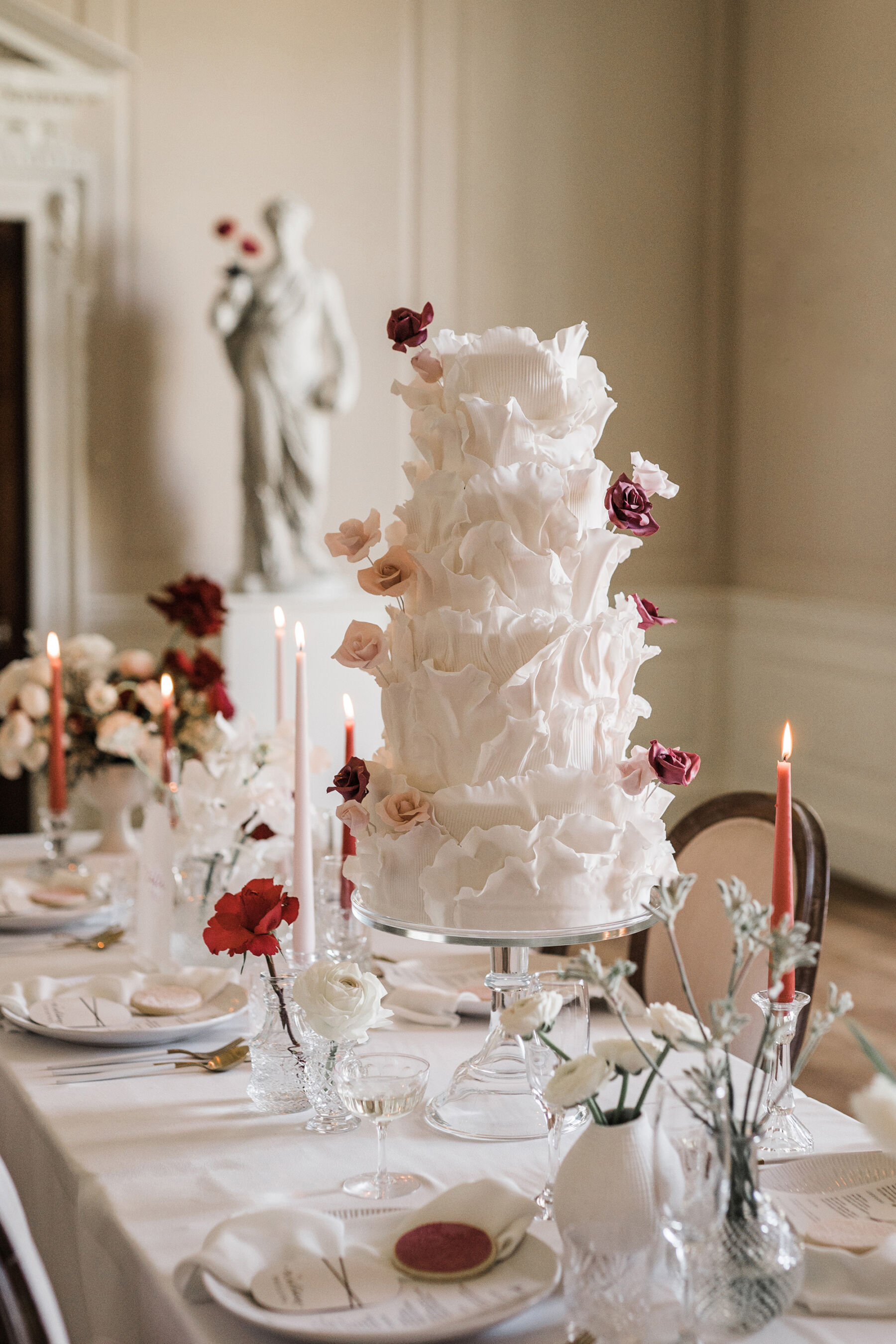 An Edgy-Luxe Wedding Editorial, Featuring Sophisticated Bridal Designs by Nortier and Anna Kara 21 Modern Rose KRP534