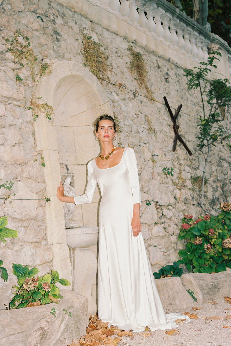 Sensuous, sustainable bridal gown by Luna Bea