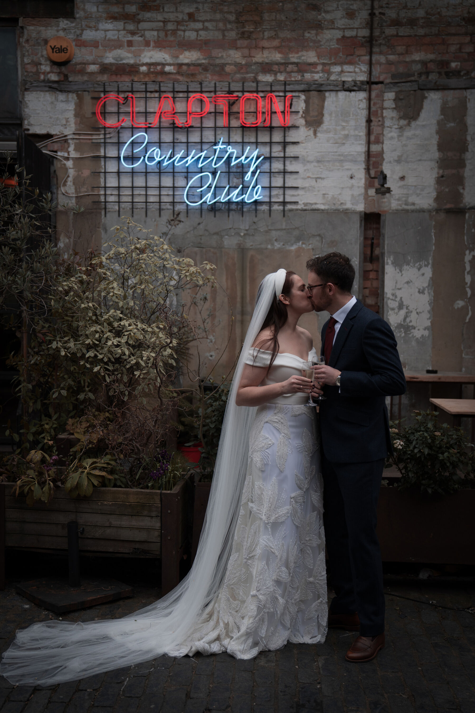 Natalie in Halfpenny London for her Clapton Country Club Wedding 28 109 Halfpenny London Clapton Country Club Wedding