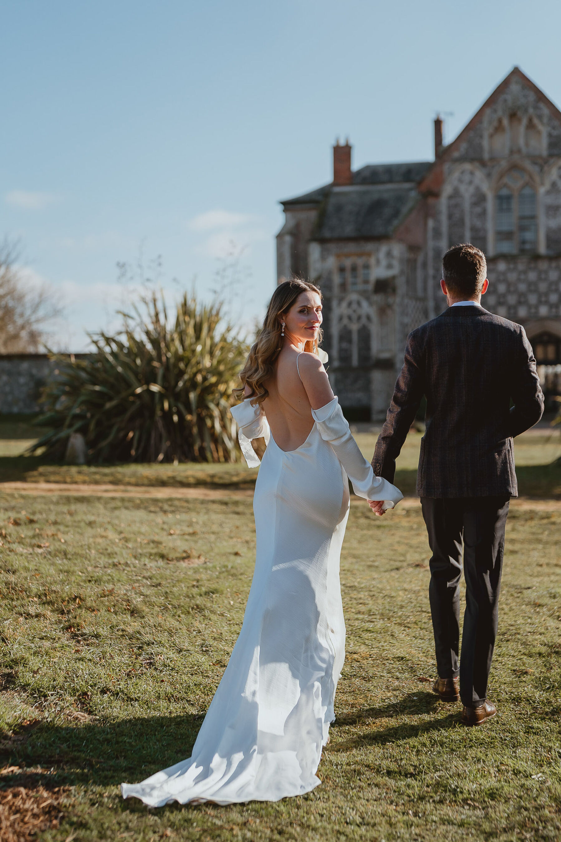 116 Newhite gown Butley Priory Wedding 1