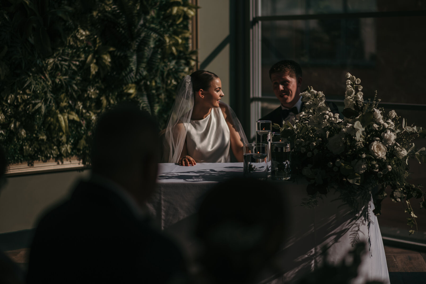 A Modern & Elegant Manchester Hall Wedding for Hannah in Theia Couture 19 119 Manchester Hall wedding