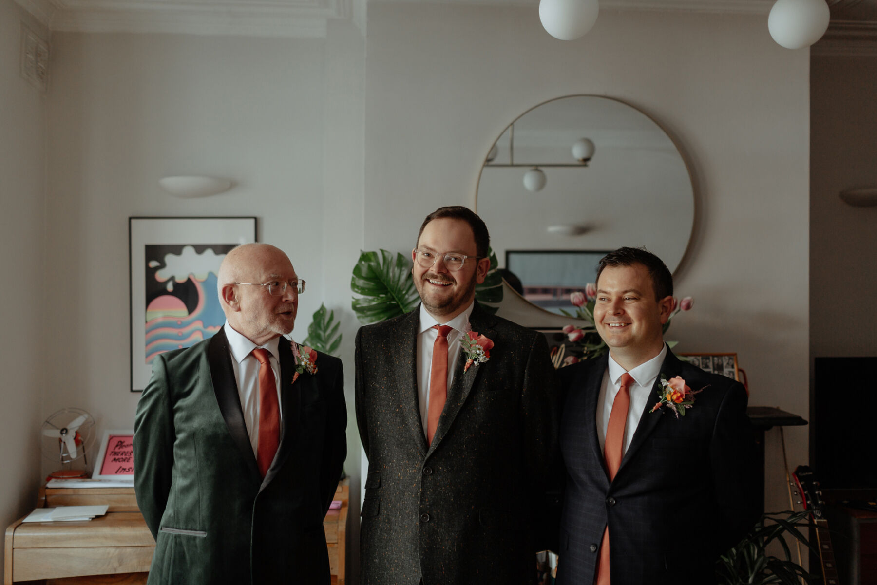 Emily wore Rolling in Roses for her Mid Century Inspired Wedding to Ben 10 12 Rolling in Roses wedding dress