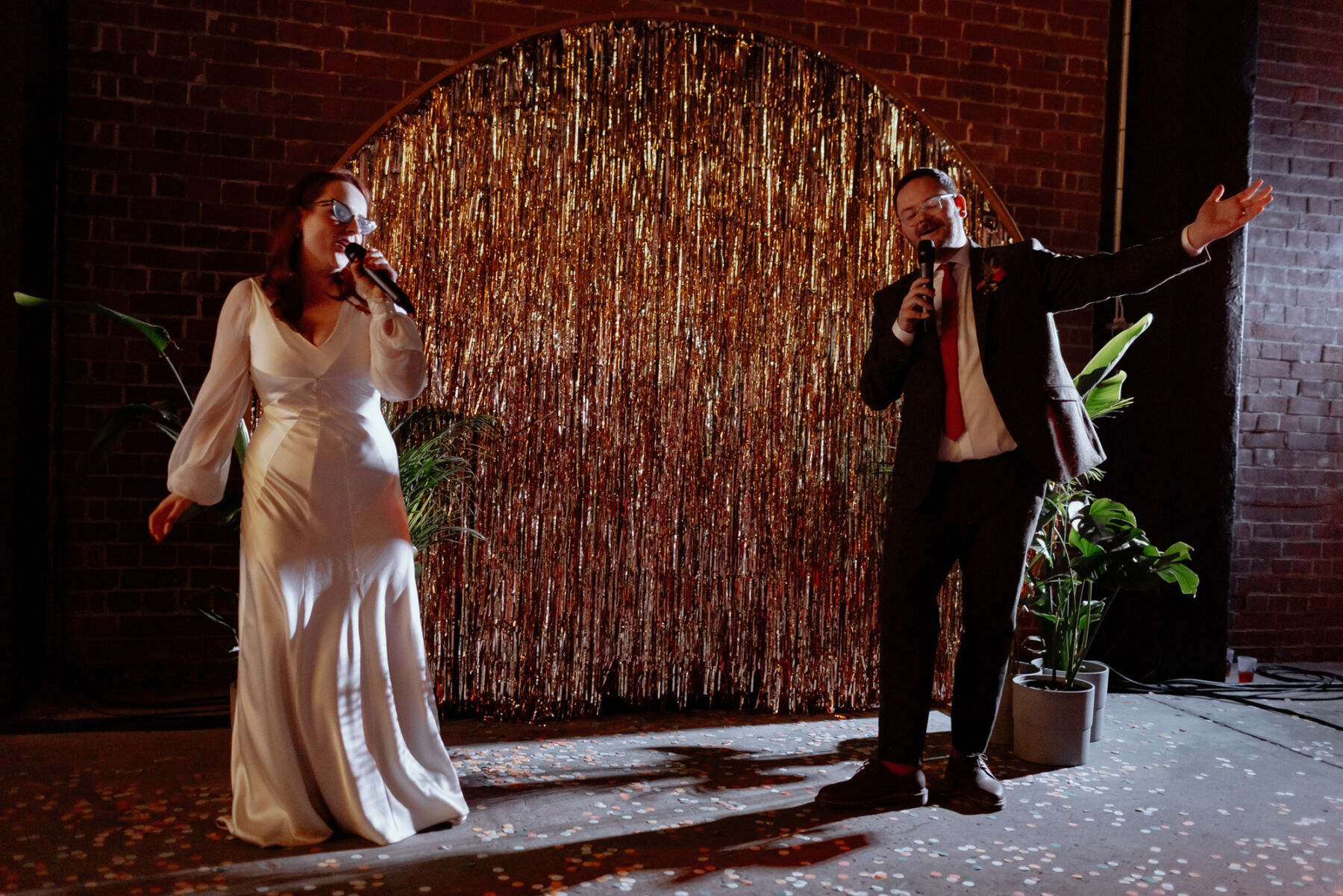 Emily wore Rolling in Roses for her Mid Century Inspired Wedding to Ben 57 254 Rolling in Roses wedding dress