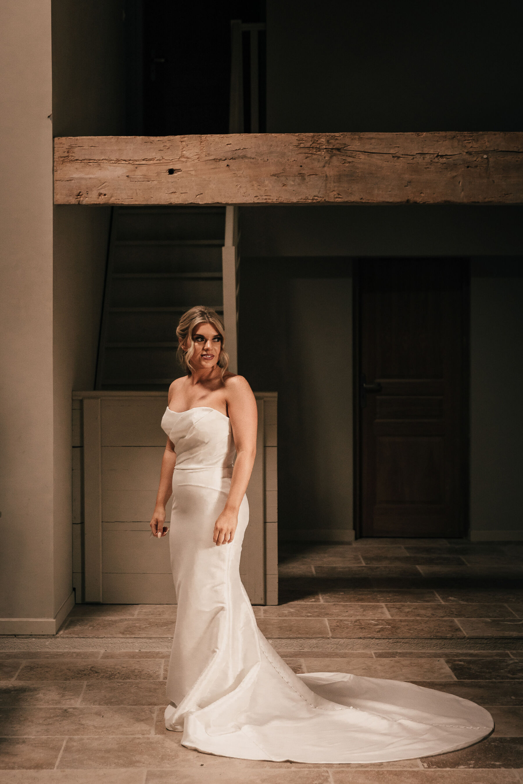 Lois and Lewis's Modern and Romantic French Destination Wedding 13 27 Enzoani Dress French Chateau Wedding