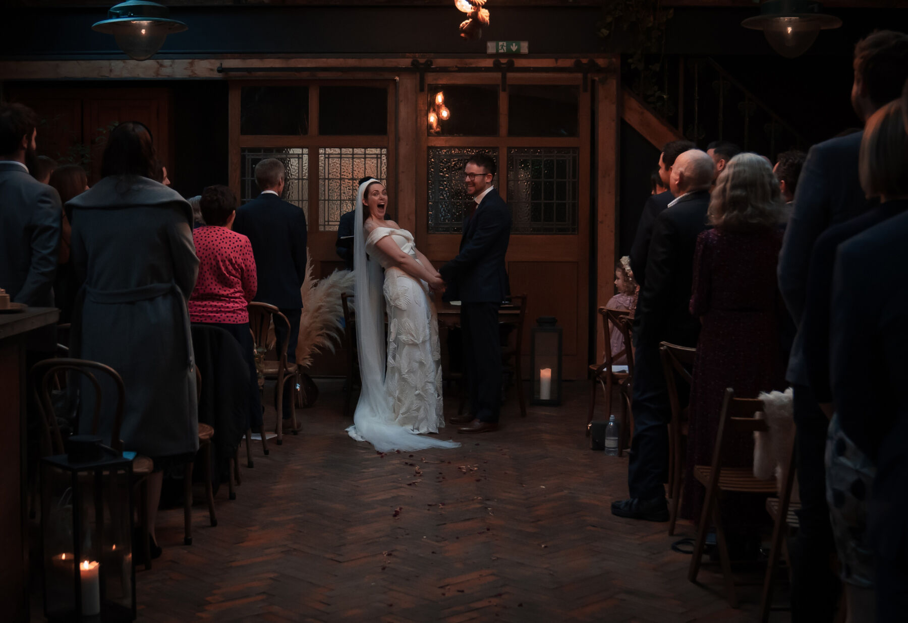 Natalie in Halfpenny London for her Clapton Country Club Wedding 20 30 Halfpenny London Clapton Country Club Wedding