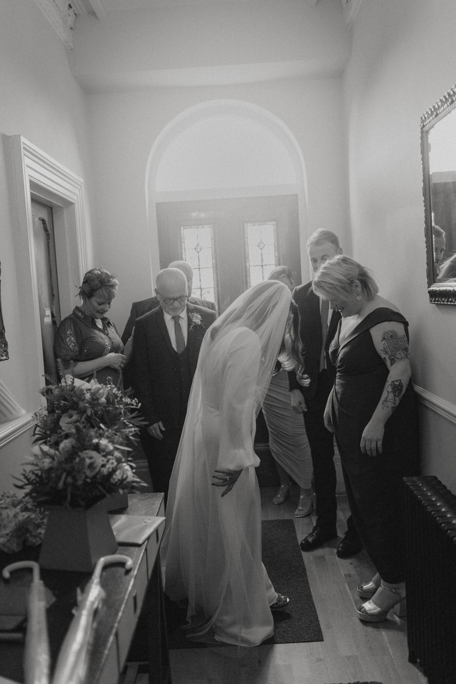 Emily wore Rolling in Roses for her Mid Century Inspired Wedding to Ben 23 30 Rolling in Roses wedding dress