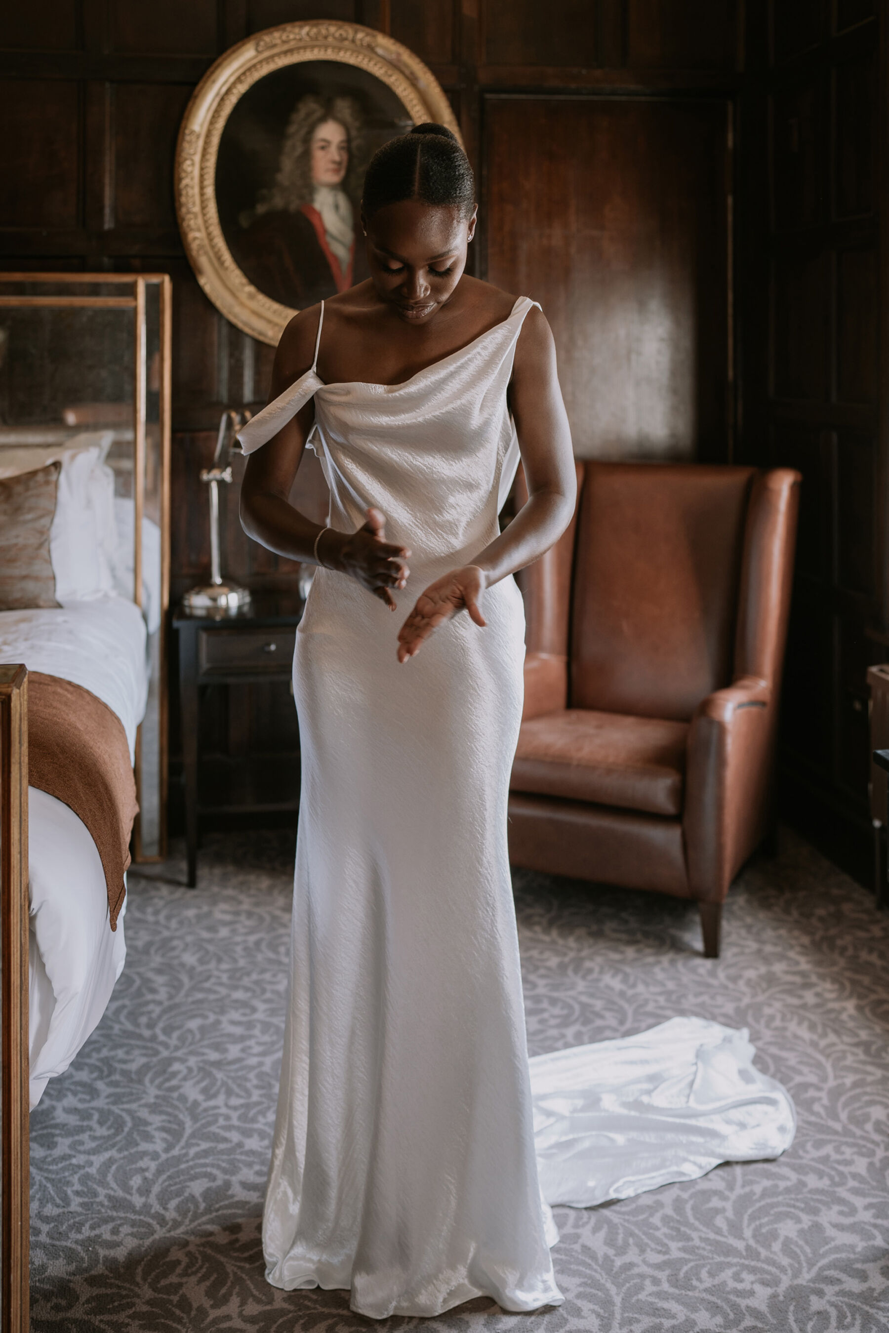 Audrey in Newhite for her Simple, Elegant and Intimate Wedding at Cannizaro House 10 31 Newhite Wedding Dress
