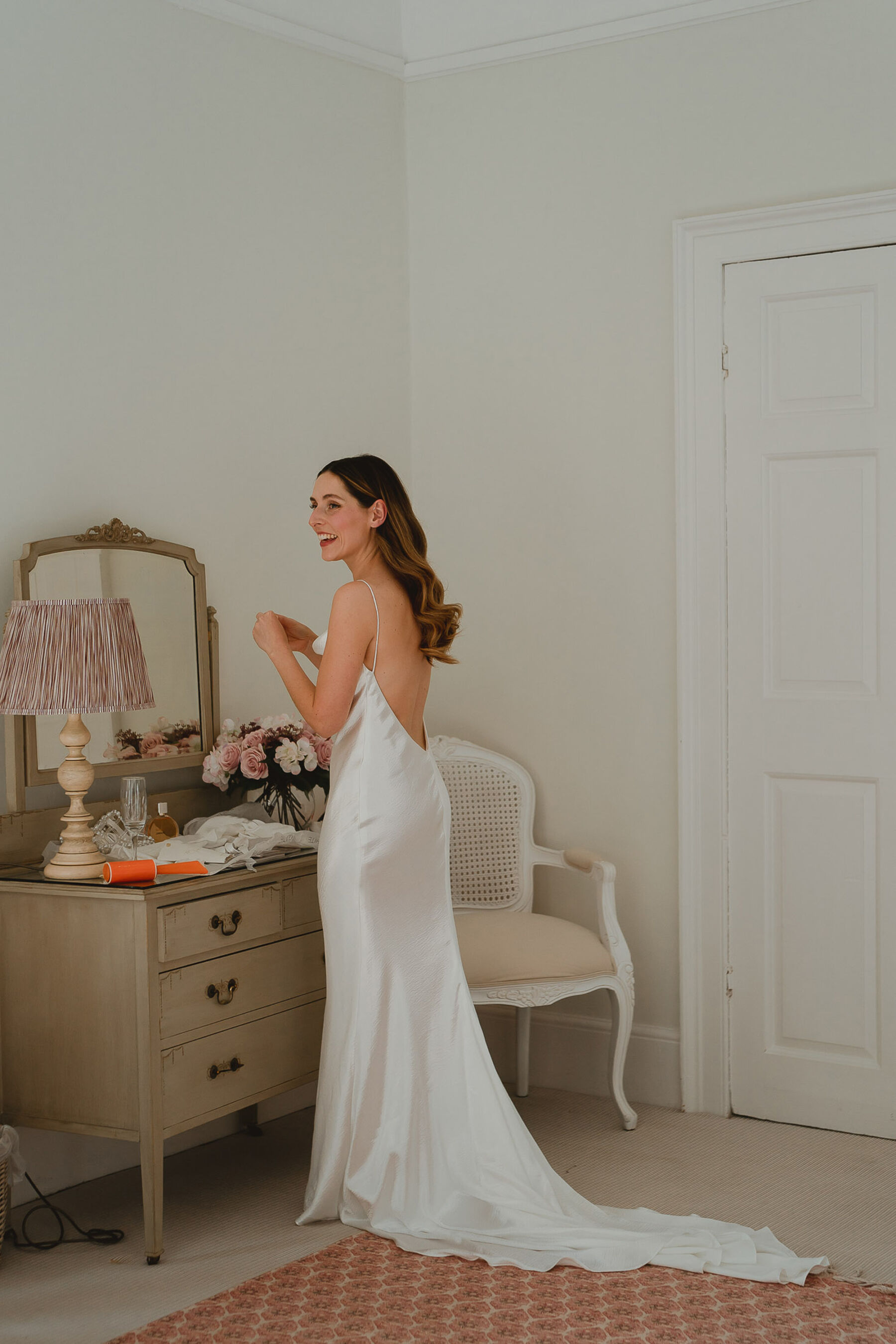39 Newhite gown Butley Priory Wedding