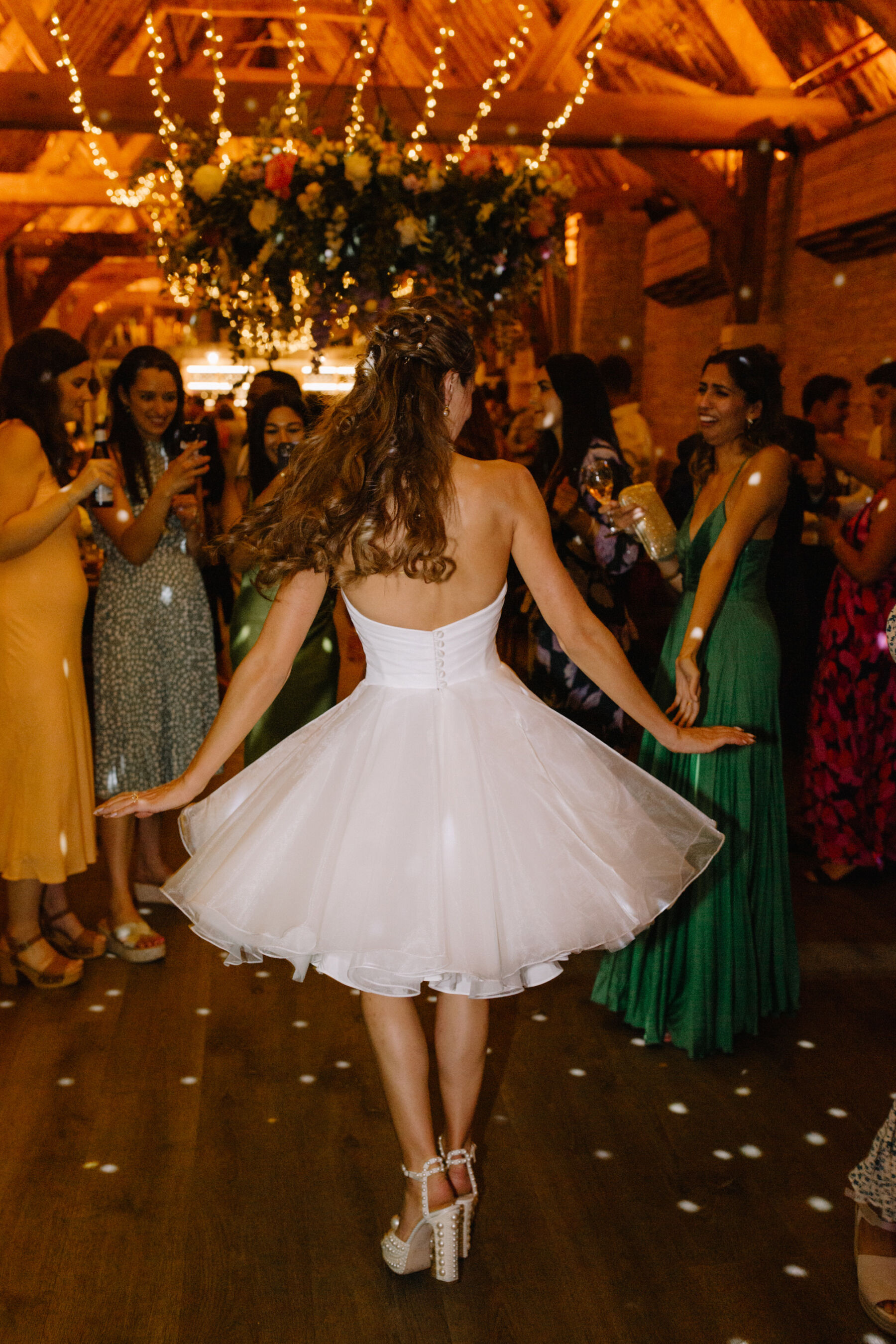 A Tythe Summer in Six Dresses: How Bride Hilly Found Her Suzanne Neville Gown 26 4 Tythe Barn Launton Wedding Cotswolds