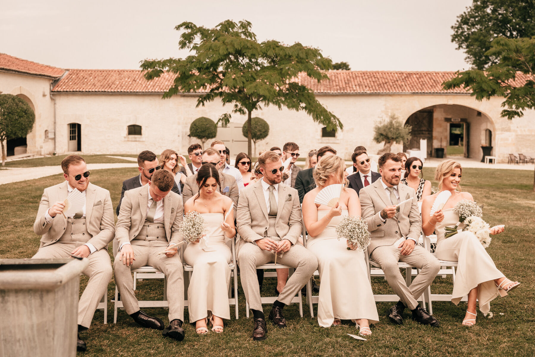 Lois and Lewis's Modern and Romantic French Destination Wedding 21 46 Enzoani Dress French Chateau Wedding