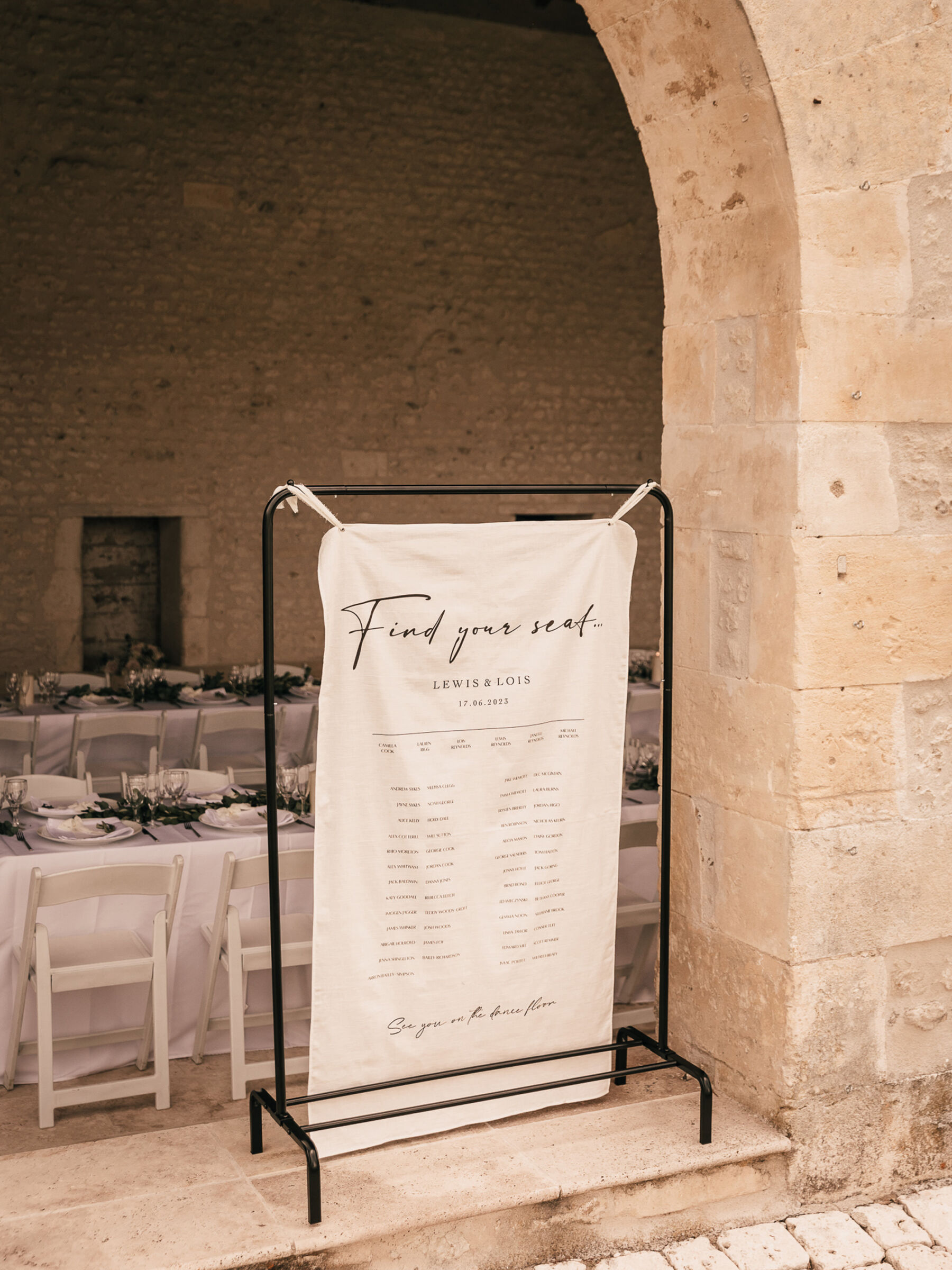 Lois and Lewis's Modern and Romantic French Destination Wedding 35 64 Enzoani Dress French Chateau Wedding