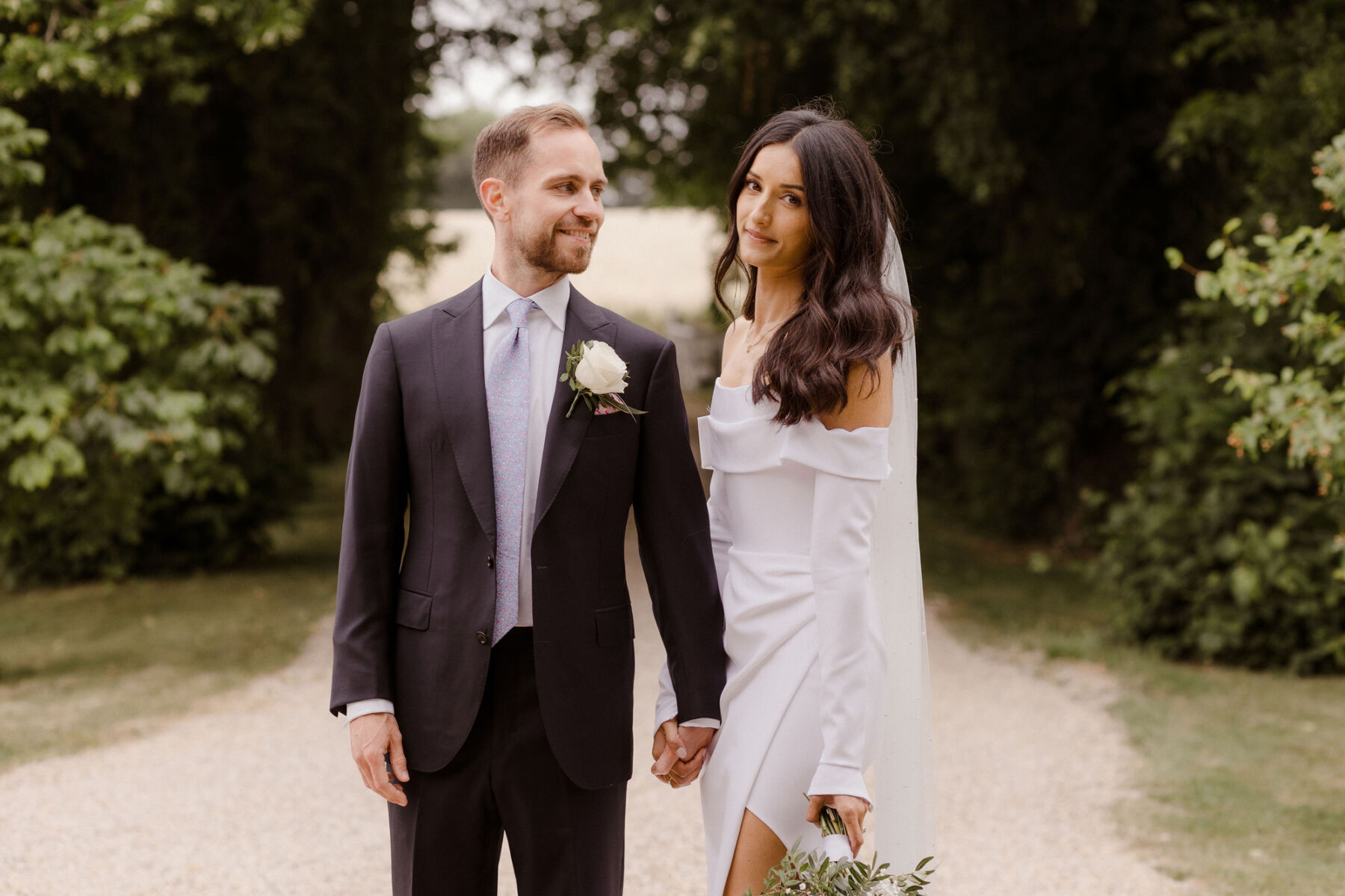 68 The Wedding Barn at Old Hall Suffolk Marquise Bridal wedding dress