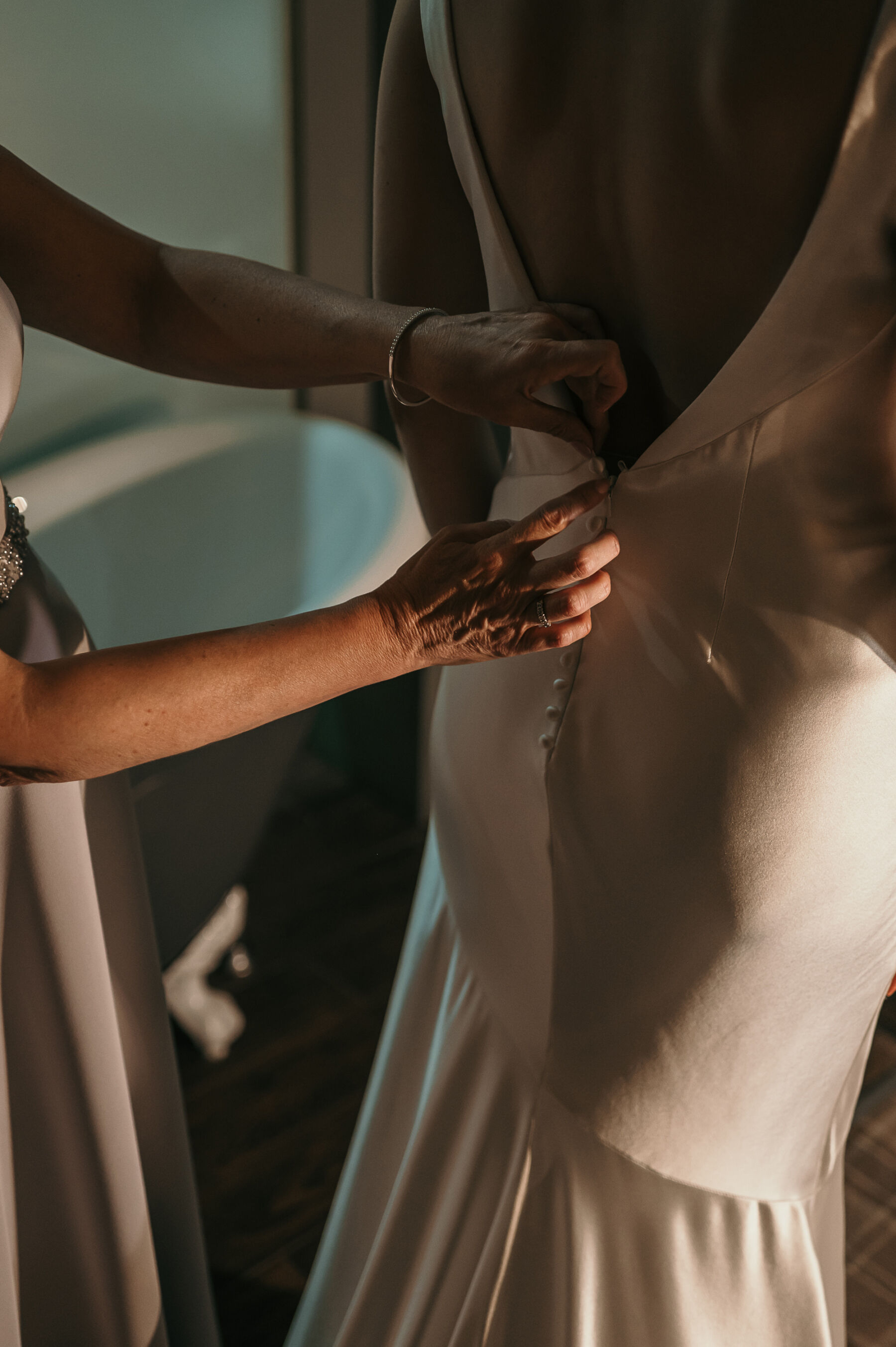 A Modern & Elegant Manchester Hall Wedding for Hannah in Theia Couture 7 69 Manchester Hall wedding