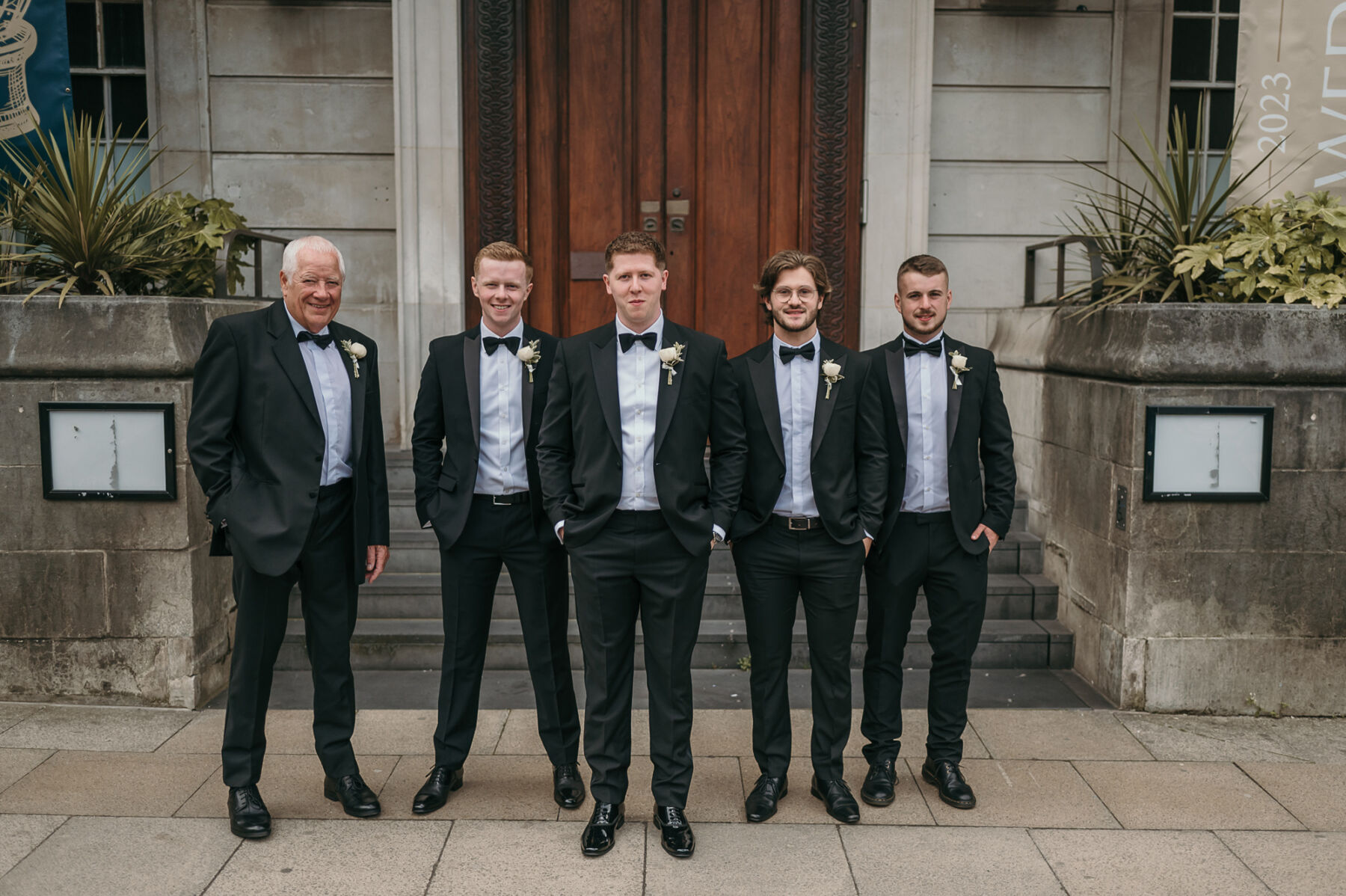 A Modern & Elegant Manchester Hall Wedding for Hannah in Theia Couture 13 87 Manchester Hall wedding 1