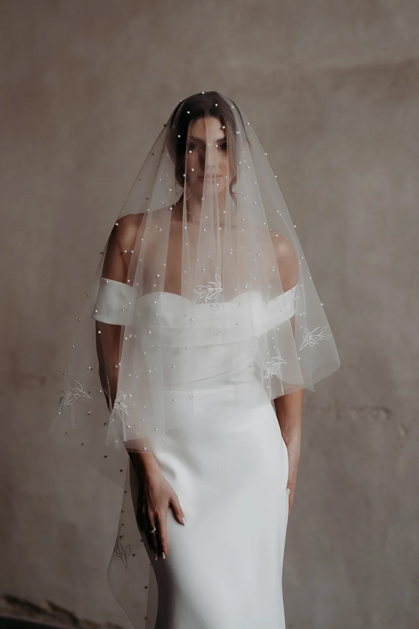 Pearl Wedding Veil